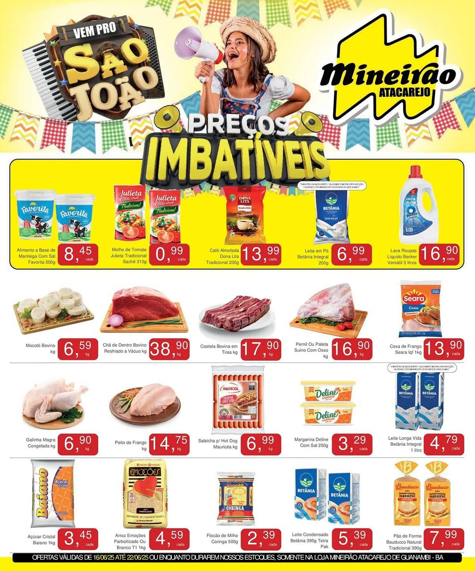 Encarte de Catálogo Mineirão Atacarejo 17 de junho até 23 de junho 2025 - Pagina 1