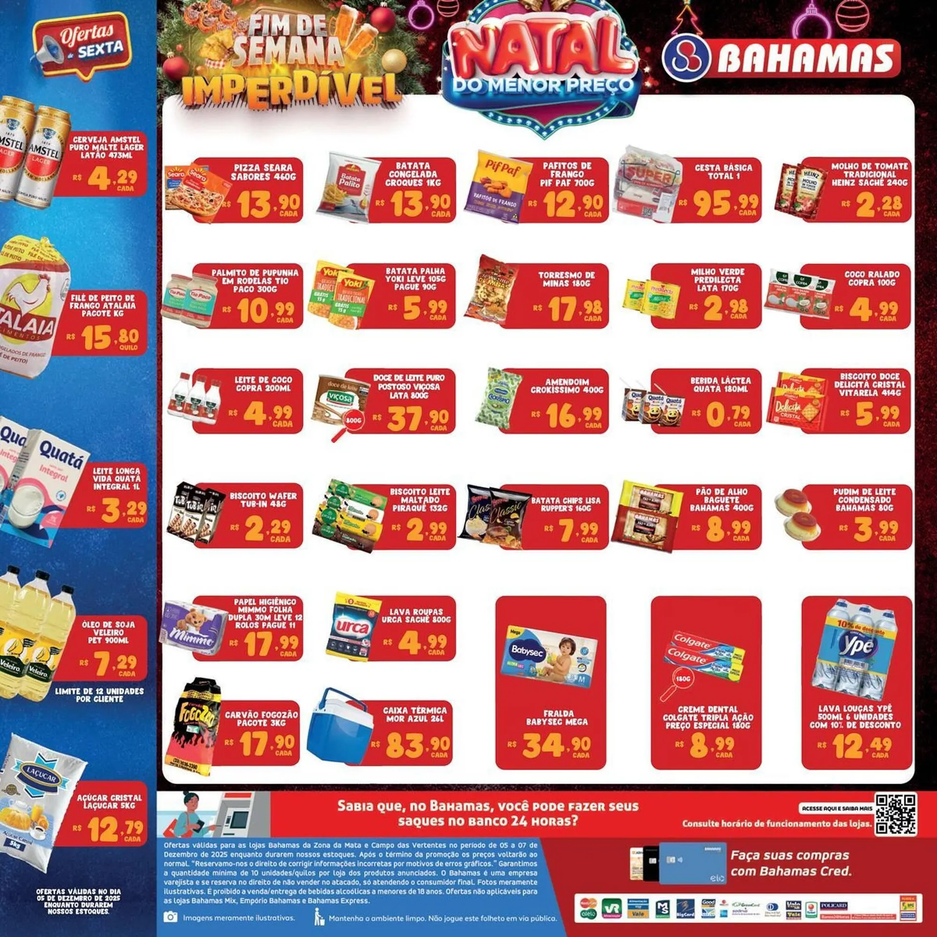 Encarte de Catálogo Bahamas Supermercados 5 de dezembro até 7 de dezembro 2025 - Pagina 2