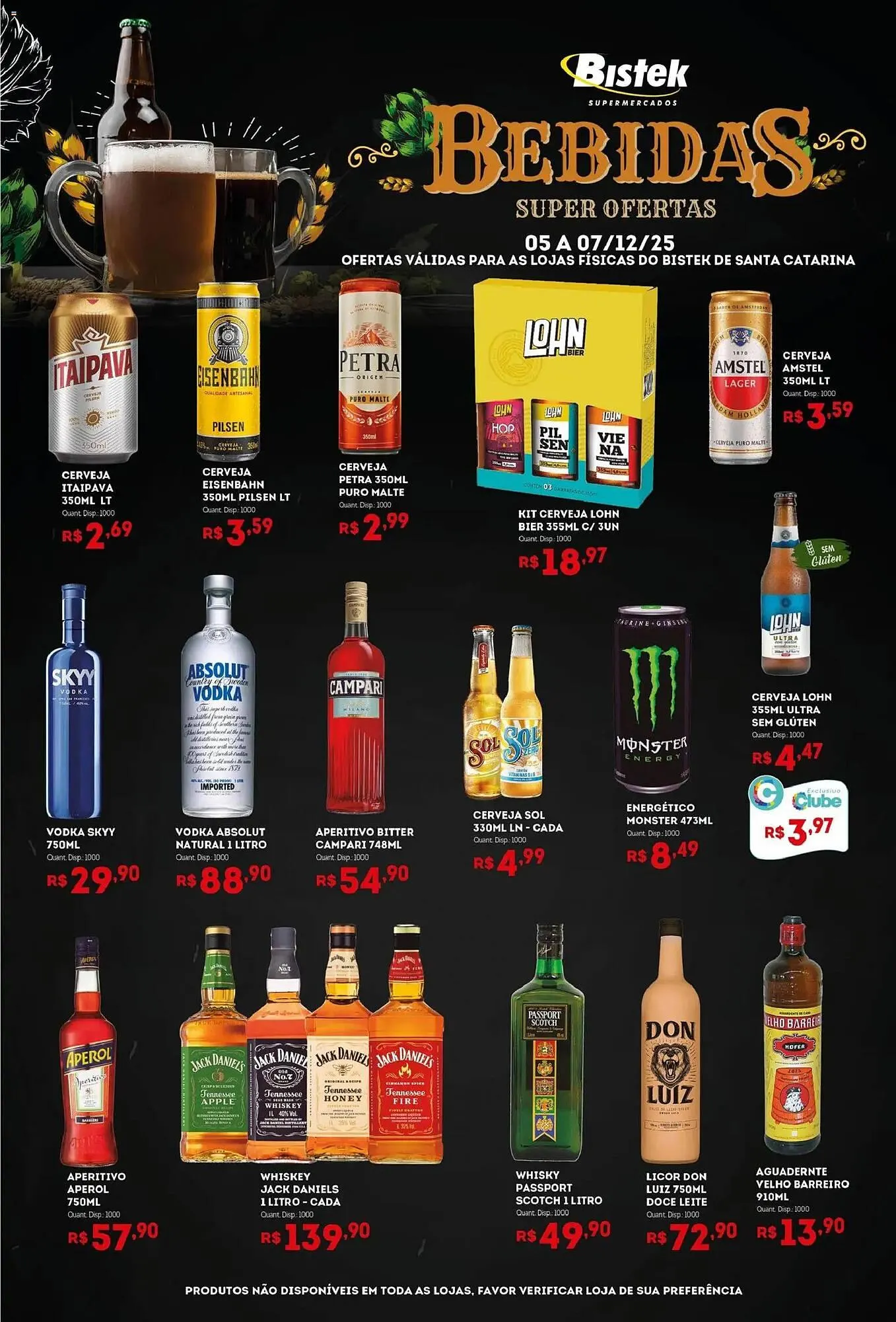 Encarte de Encarte Bistek Supermercados 5 de dezembro até 7 de dezembro 2025 - Pagina 1