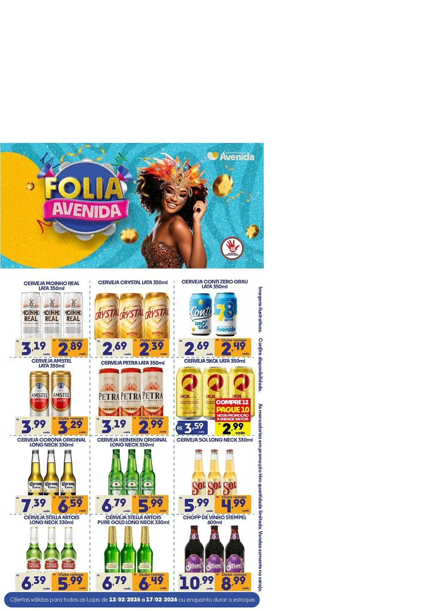 Encarte de Catálogo Supermercados Avenida 17 de fevereiro até 22 de fevereiro 2026 - Pagina 16