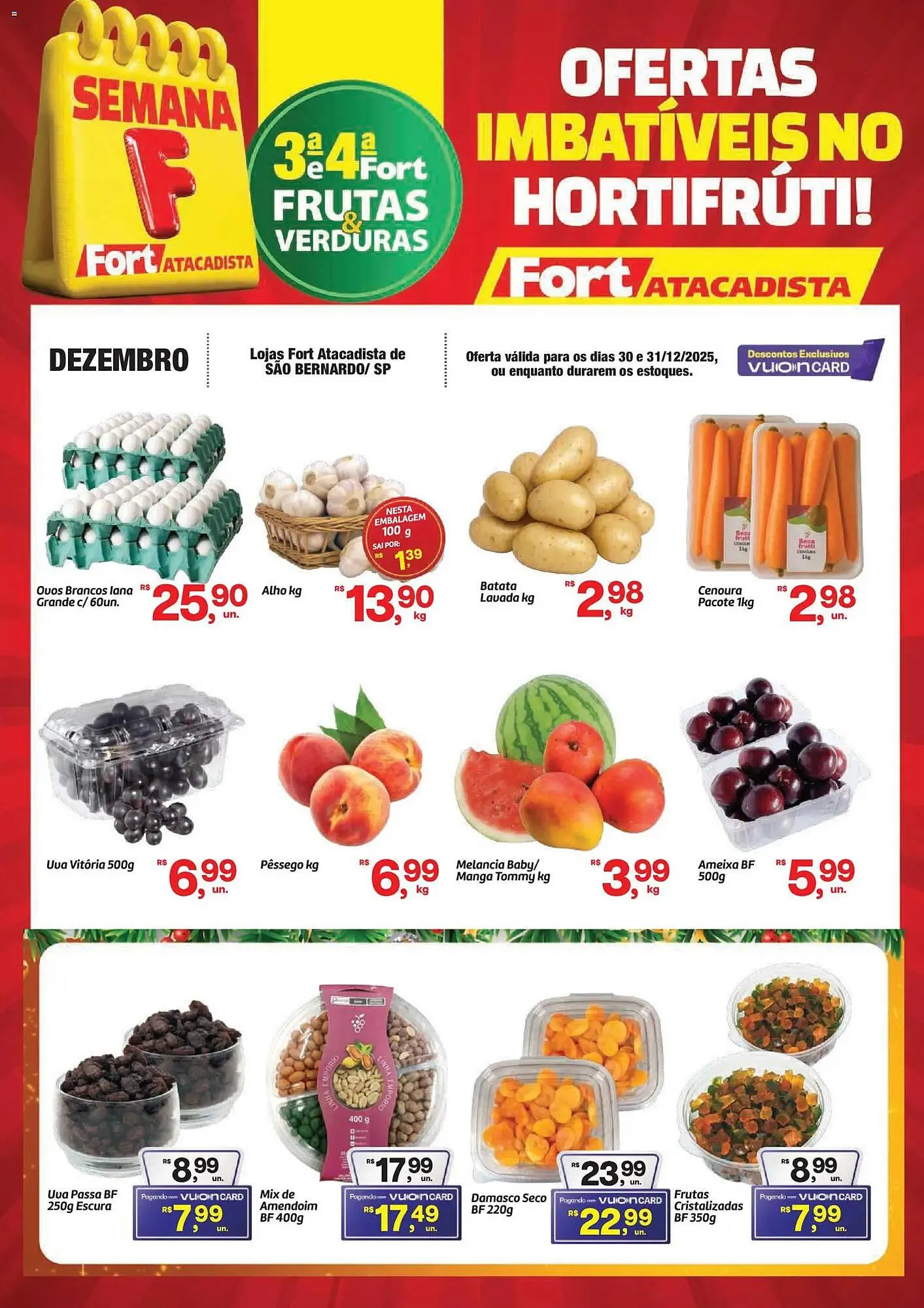 Encarte de Tabloide Fort Atacadista 30 de dezembro até 31 de dezembro 2025 - Pagina 1