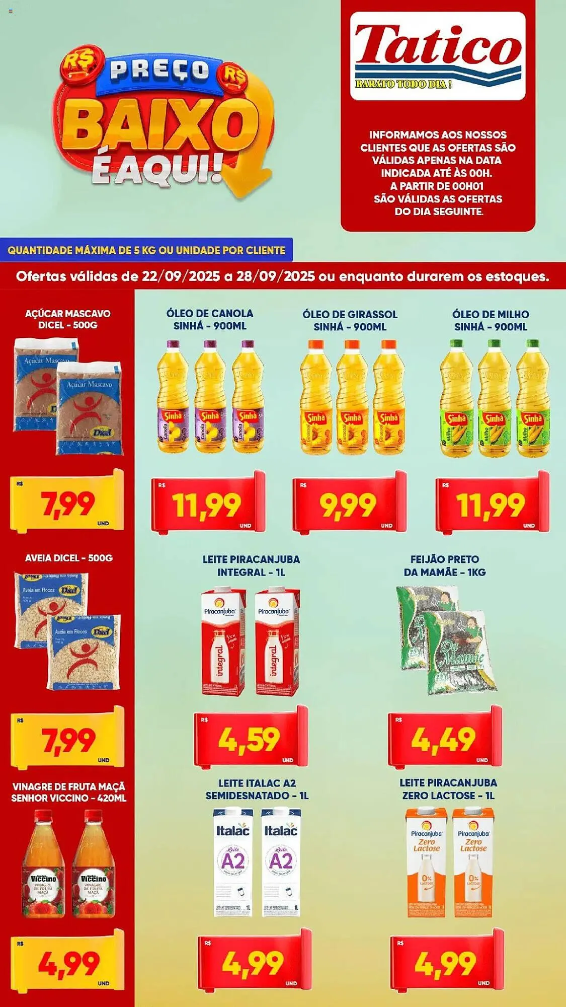 Encarte de Tabloide Tatico 22 de setembro até 30 de setembro 2025 - Pagina 2