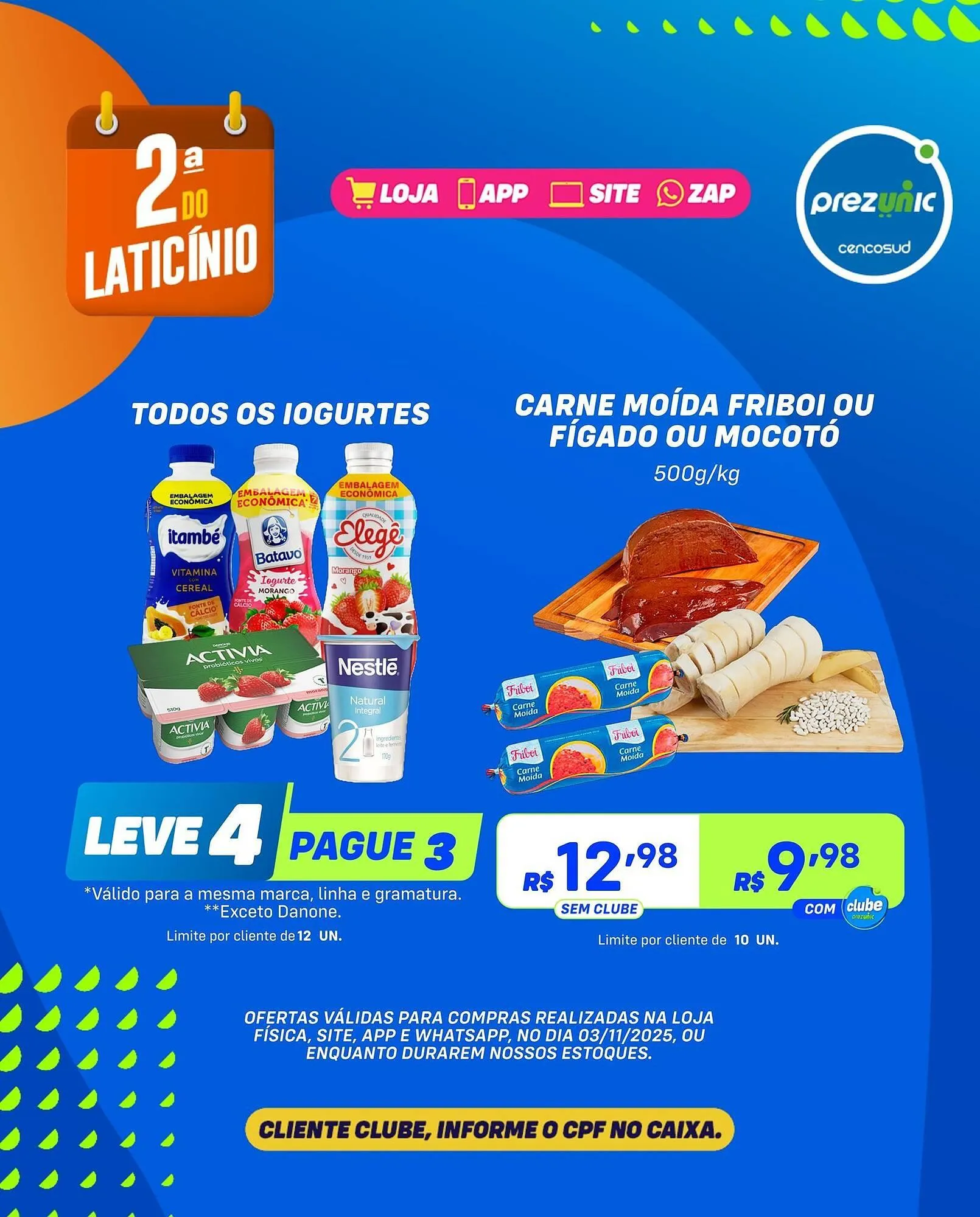 Encarte de Encarte Prezunic 3 de novembro até 3 de novembro 2025 - Pagina 3