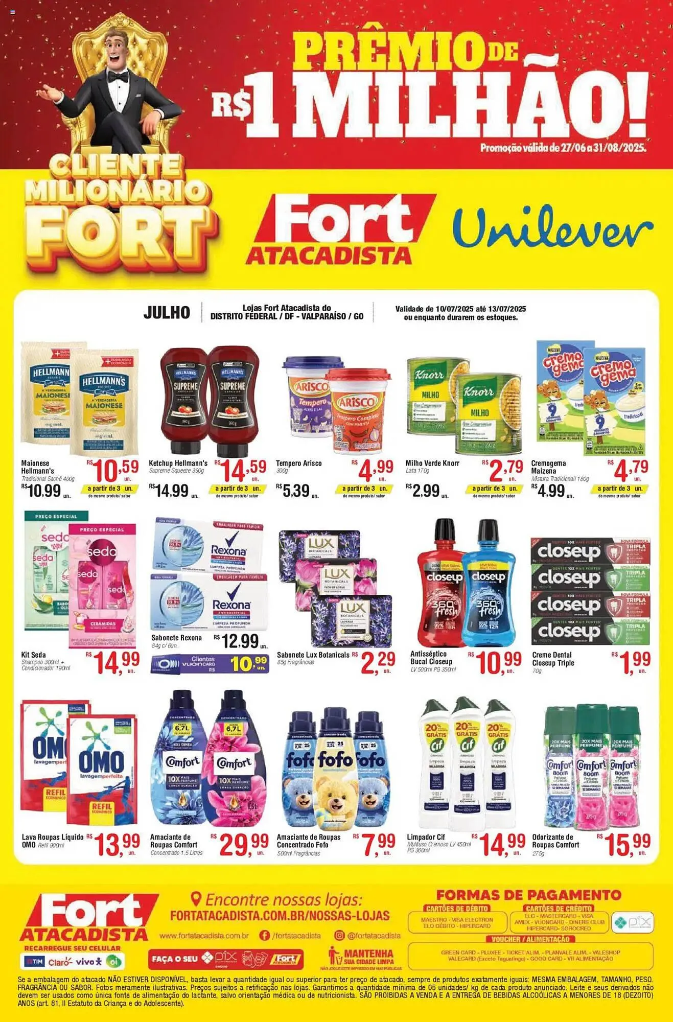 Encarte de Catálogo Fort Atacadista 10 de julho até 13 de julho 2025 - Pagina 1