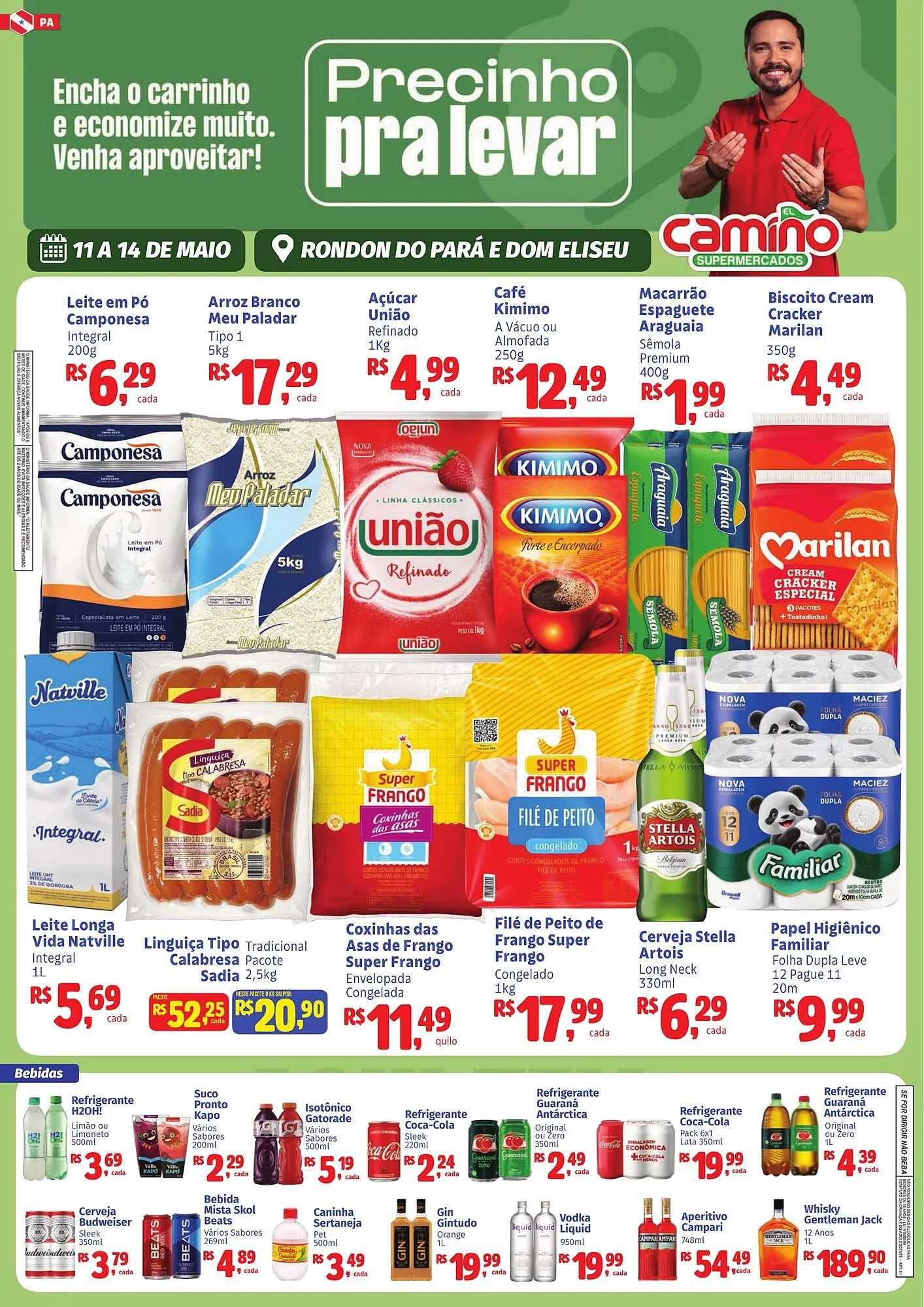 Encarte de Catálogo Camiño supermercados 11 de maio até 14 de maio 2026 - Pagina 1