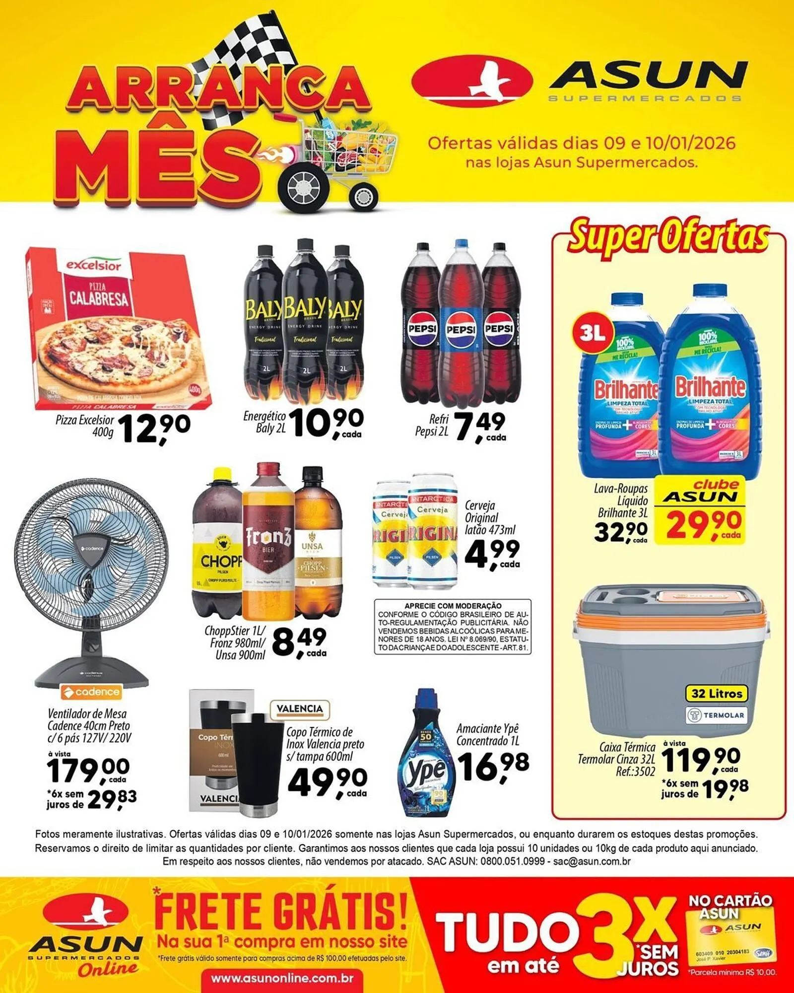 Encarte de Encarte Asun 9 de janeiro até 10 de janeiro 2026 - Pagina 1