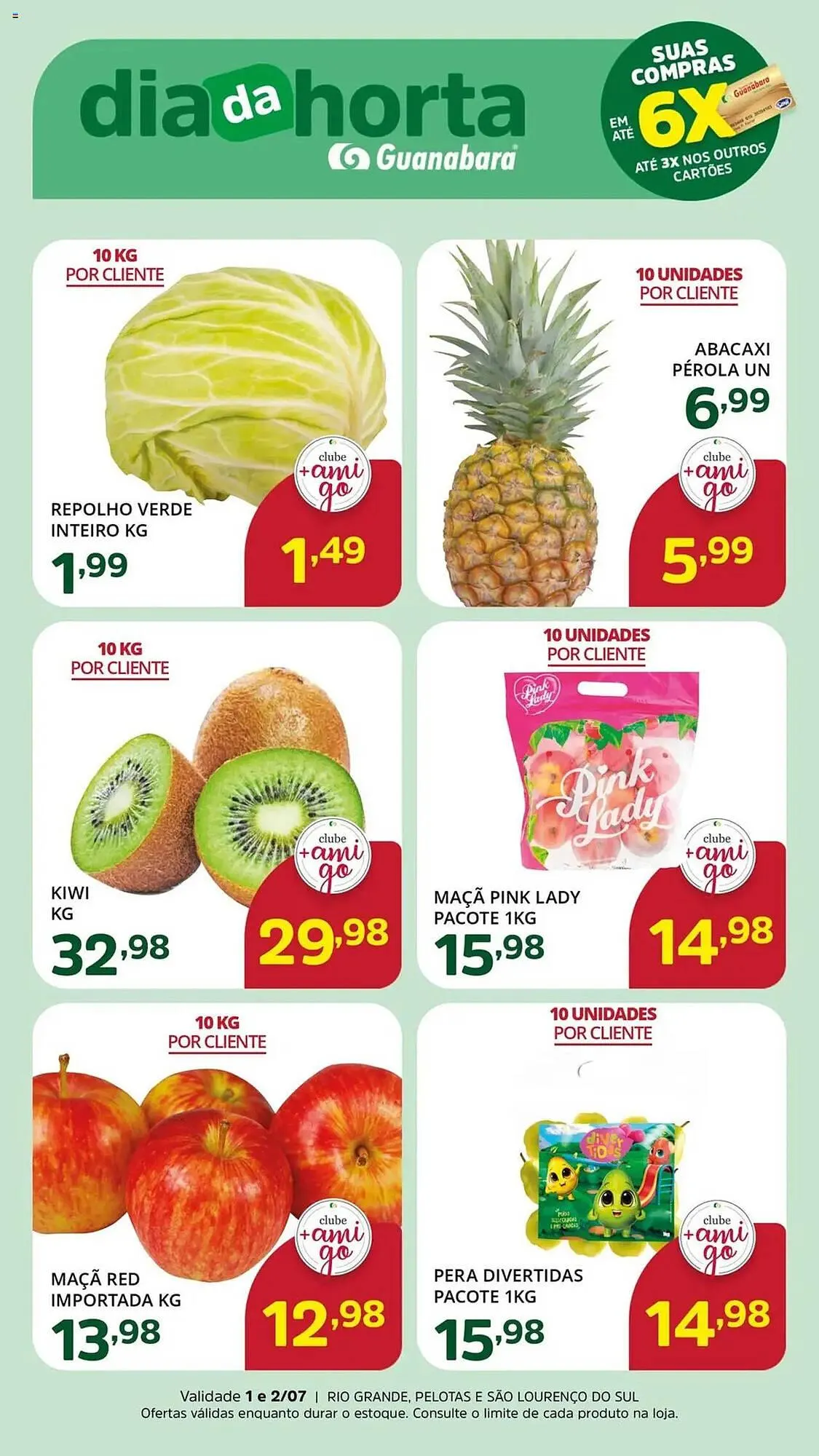 Encarte de Catálogo Supermercados Guanabara 1 de julho até 2 de julho 2025 - Pagina 2