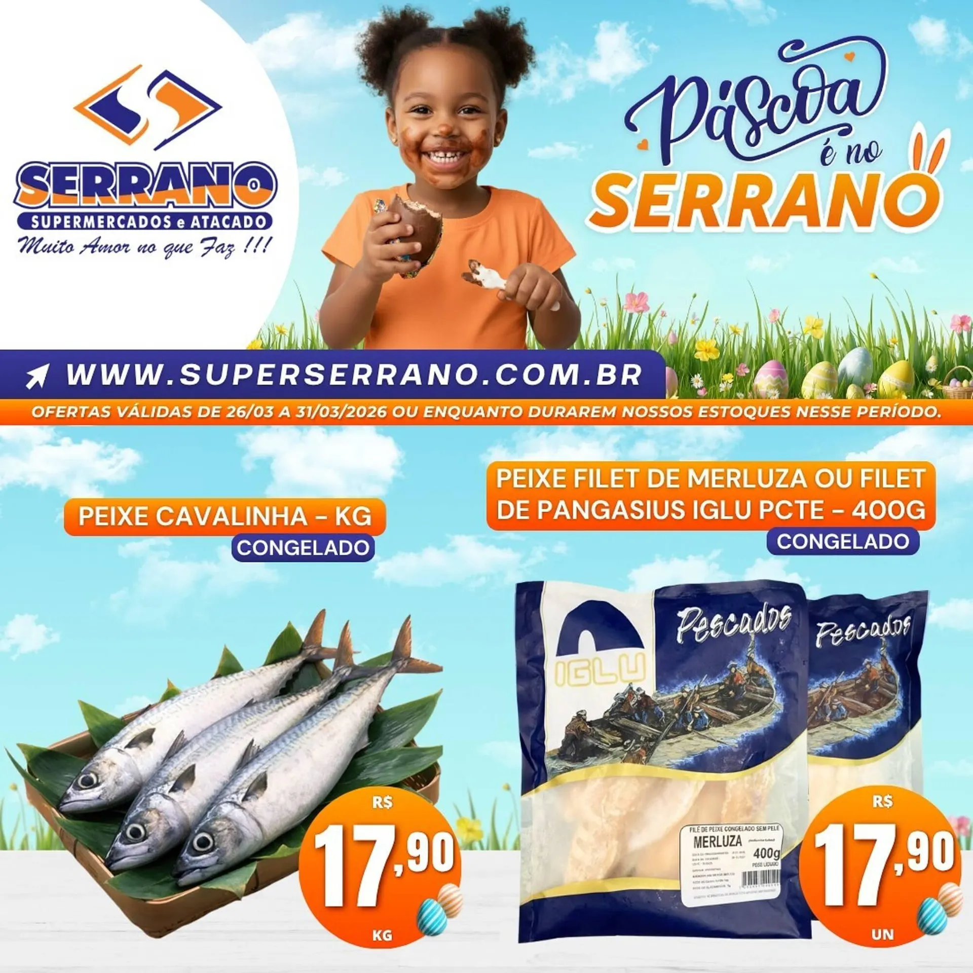 Encarte de Catálogo Serrano Supermercado 27 de março até 31 de março 2026 - Pagina 2