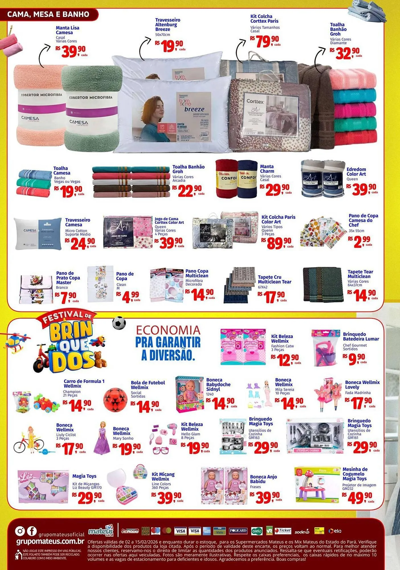 Encarte de Catálogo Supermercados Mateus 2 de fevereiro até 15 de fevereiro 2026 - Pagina 4
