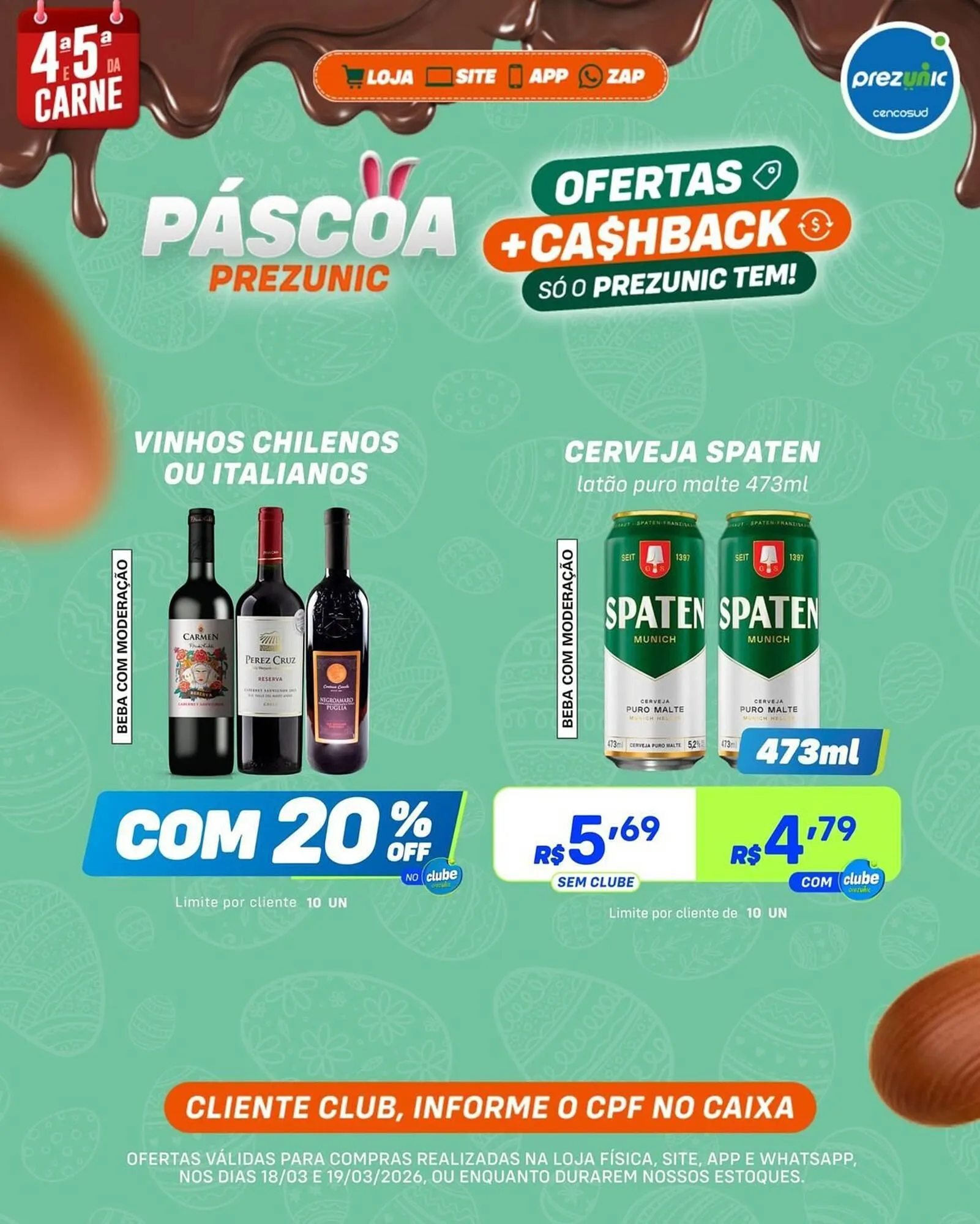 Encarte de Encarte Prezunic 18 de março até 19 de março 2026 - Pagina 6
