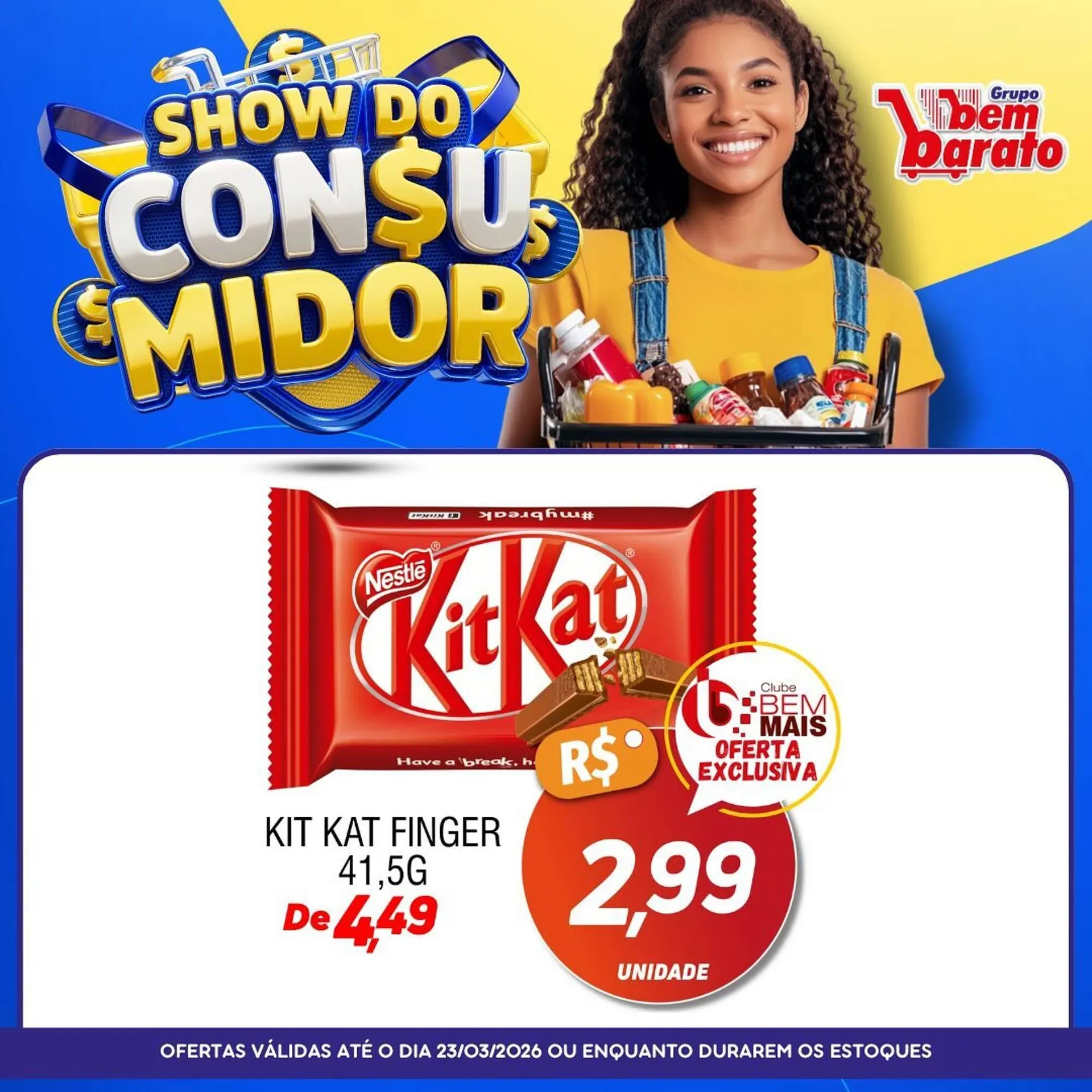 Encarte de Catálogo Supermercado Bem Barato 21 de março até 23 de março 2026 - Pagina 5