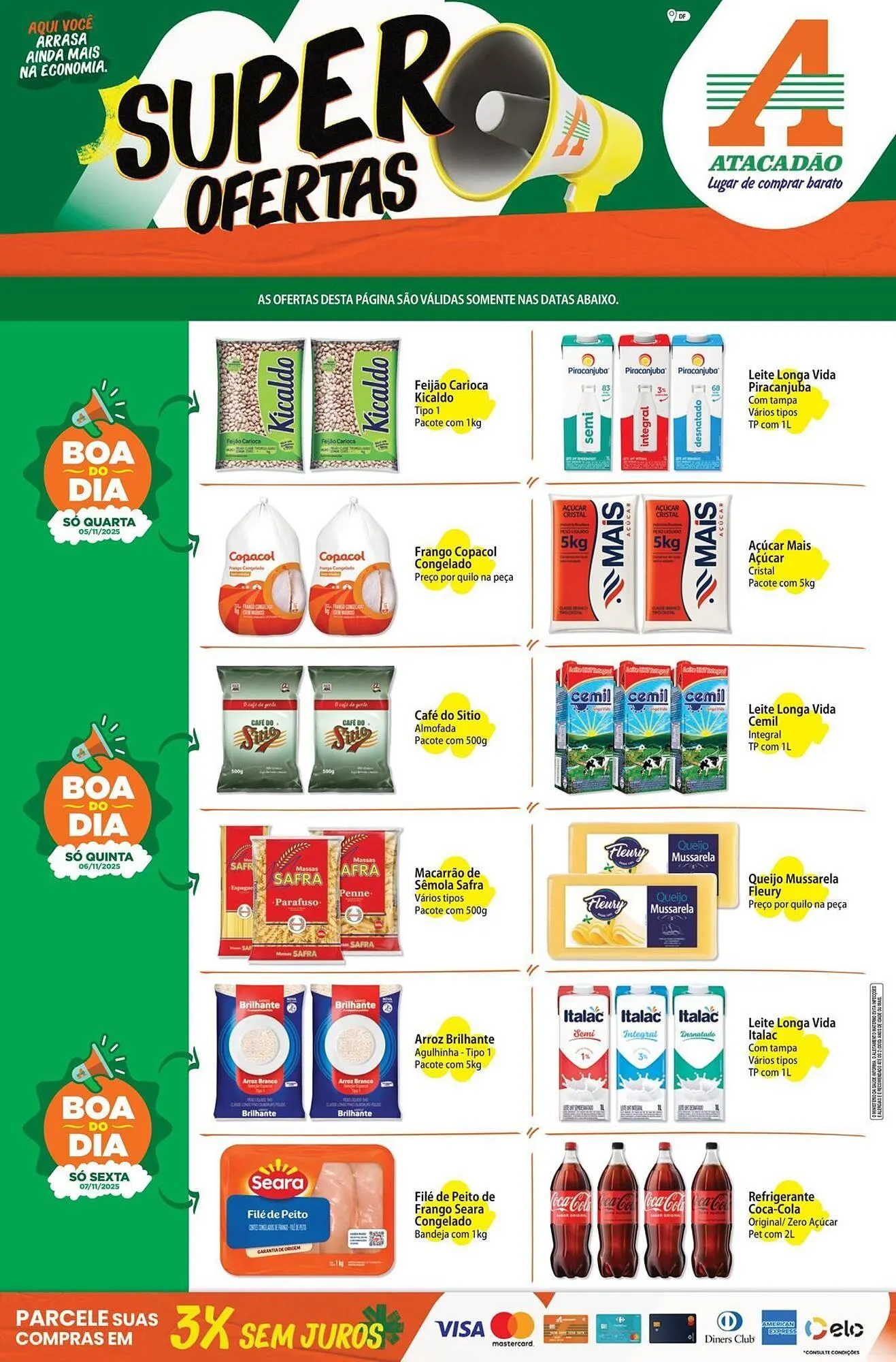 Encarte de Folheto Atacadão 6 de novembro até 7 de novembro 2025 - Pagina 1
