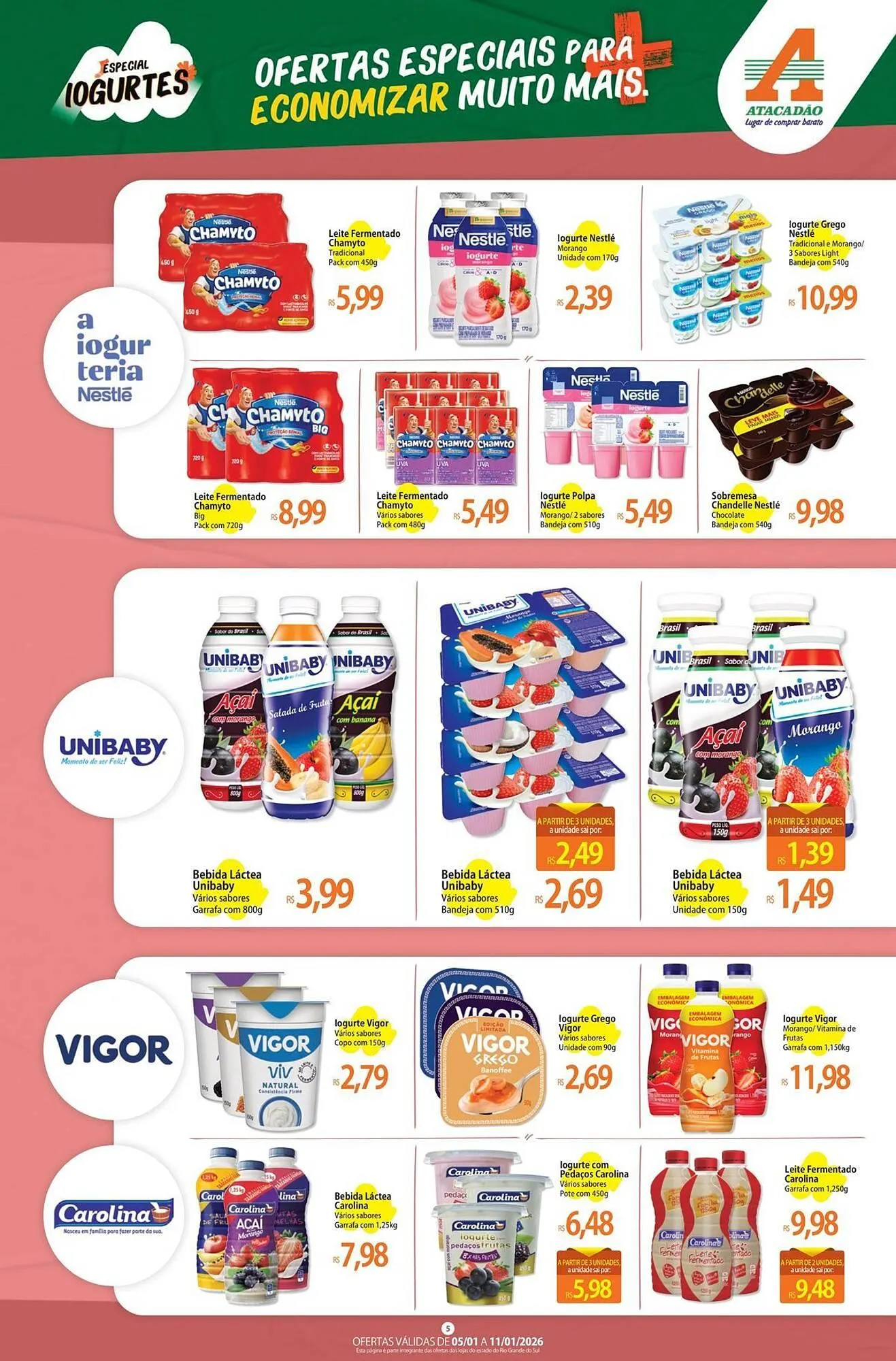 Encarte de Folheto Atacadão 6 de janeiro até 11 de janeiro 2026 - Pagina 5