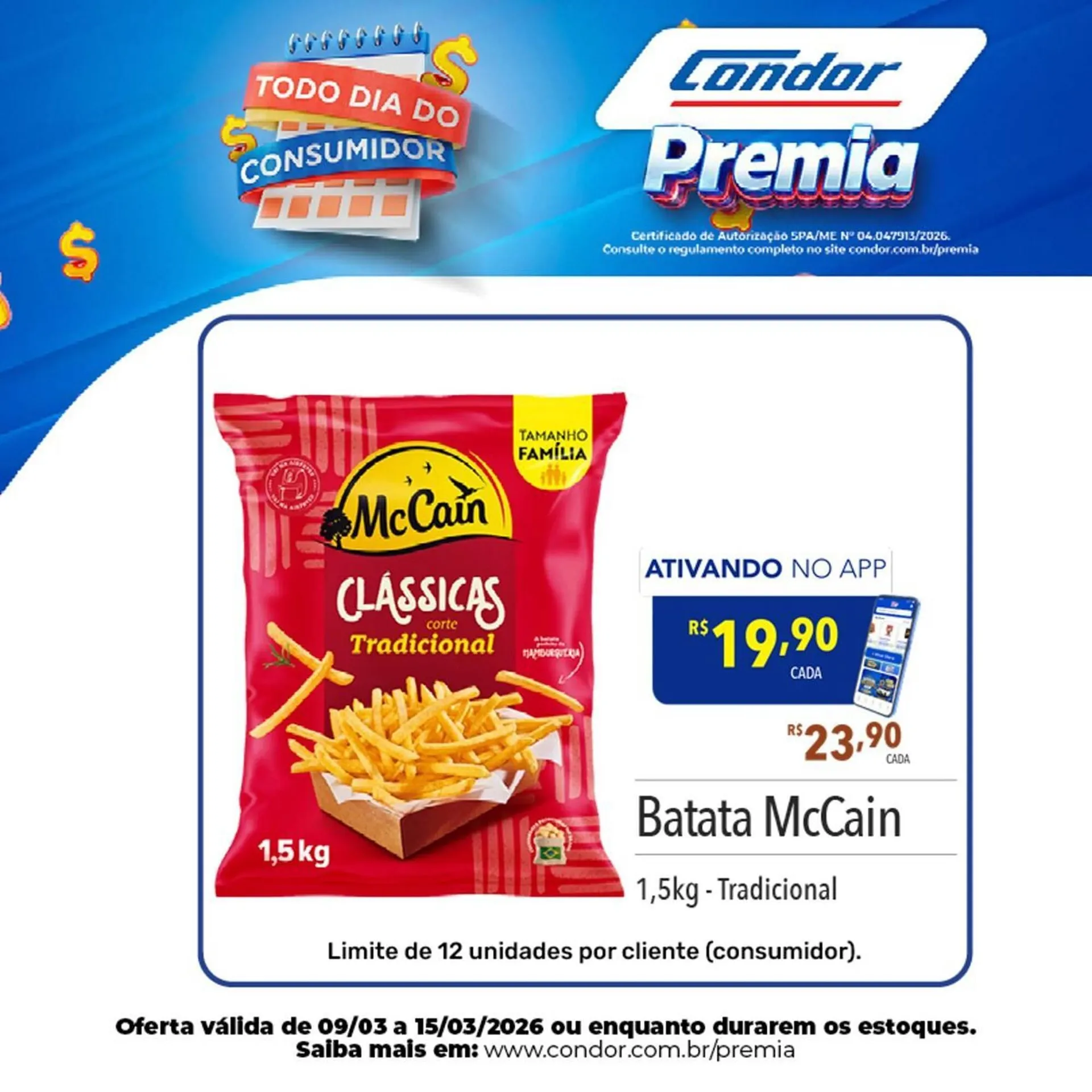 Encarte de Catálogo Supermercados Condor 12 de março até 15 de março 2026 - Pagina 6