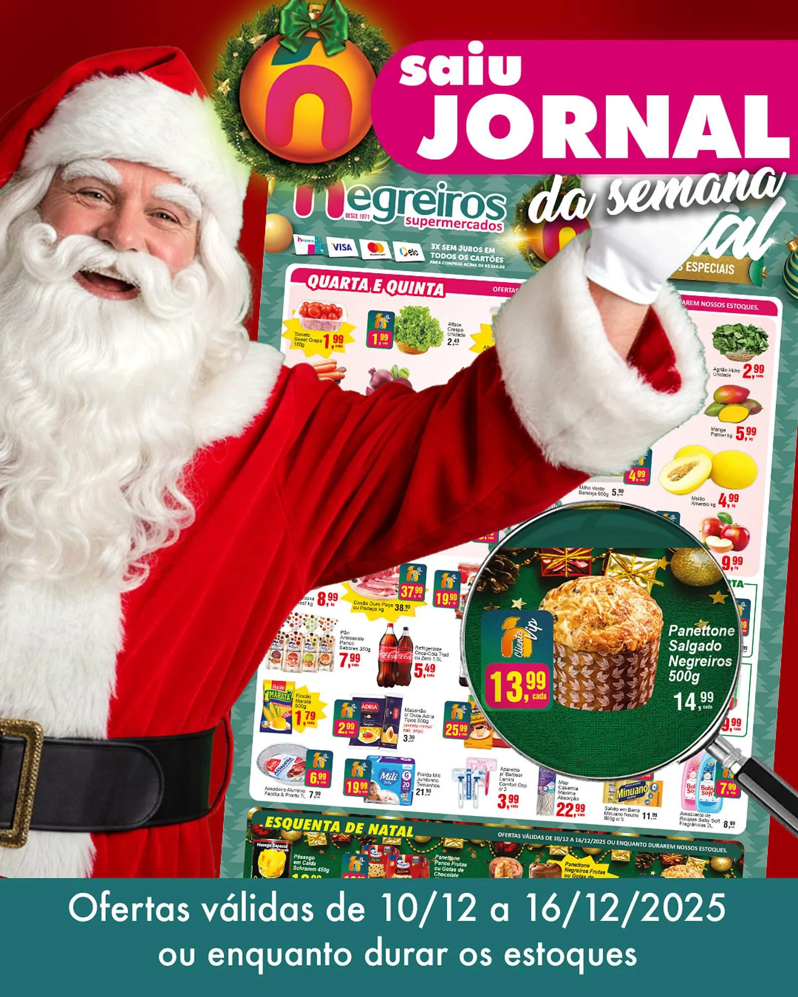 Encarte de Folheto Negreiros 10 de dezembro até 16 de dezembro 2025 - Pagina 1