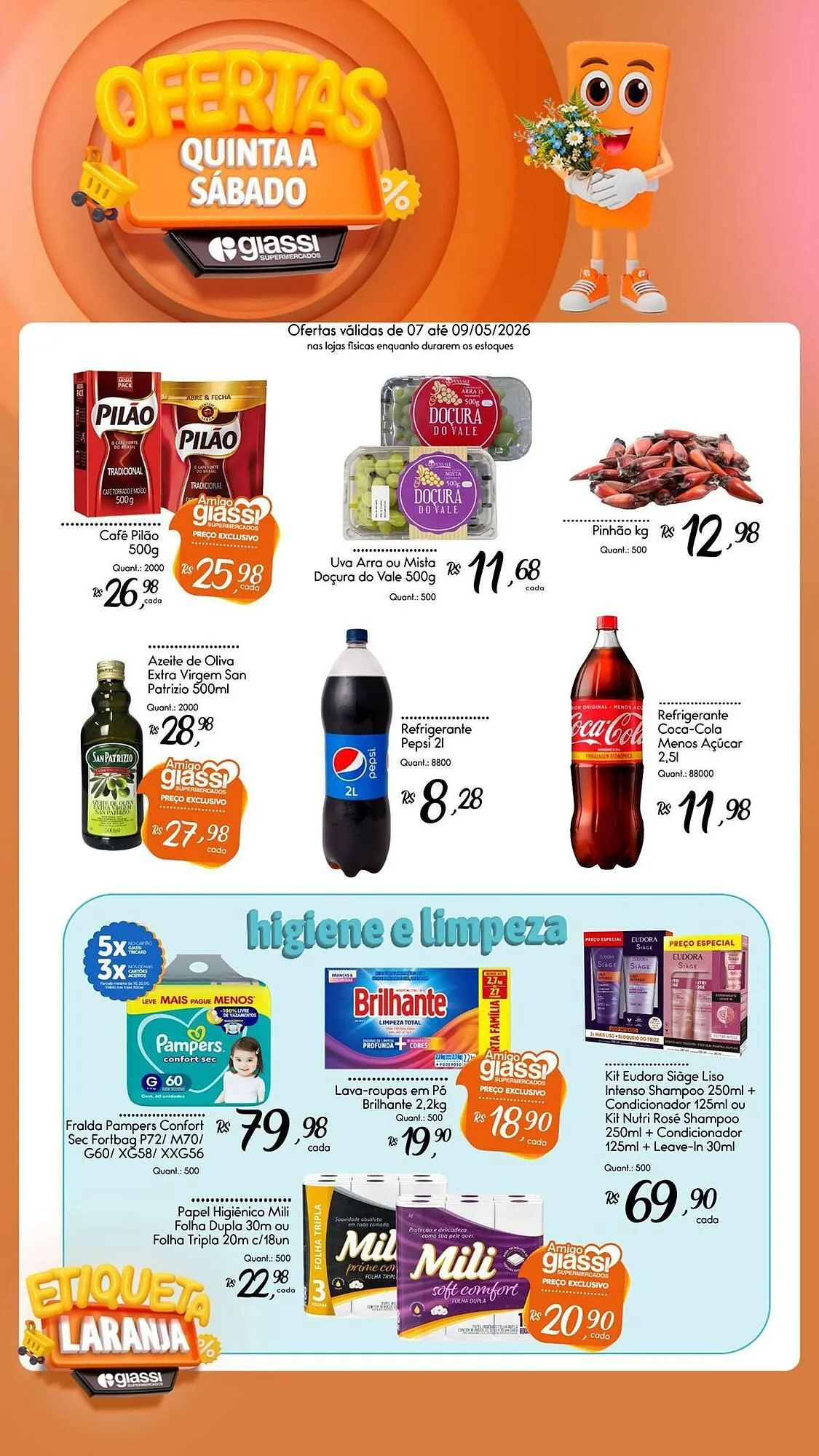 Encarte de Encarte Giassi Supermercados 7 de maio até 9 de maio 2026 - Pagina 2