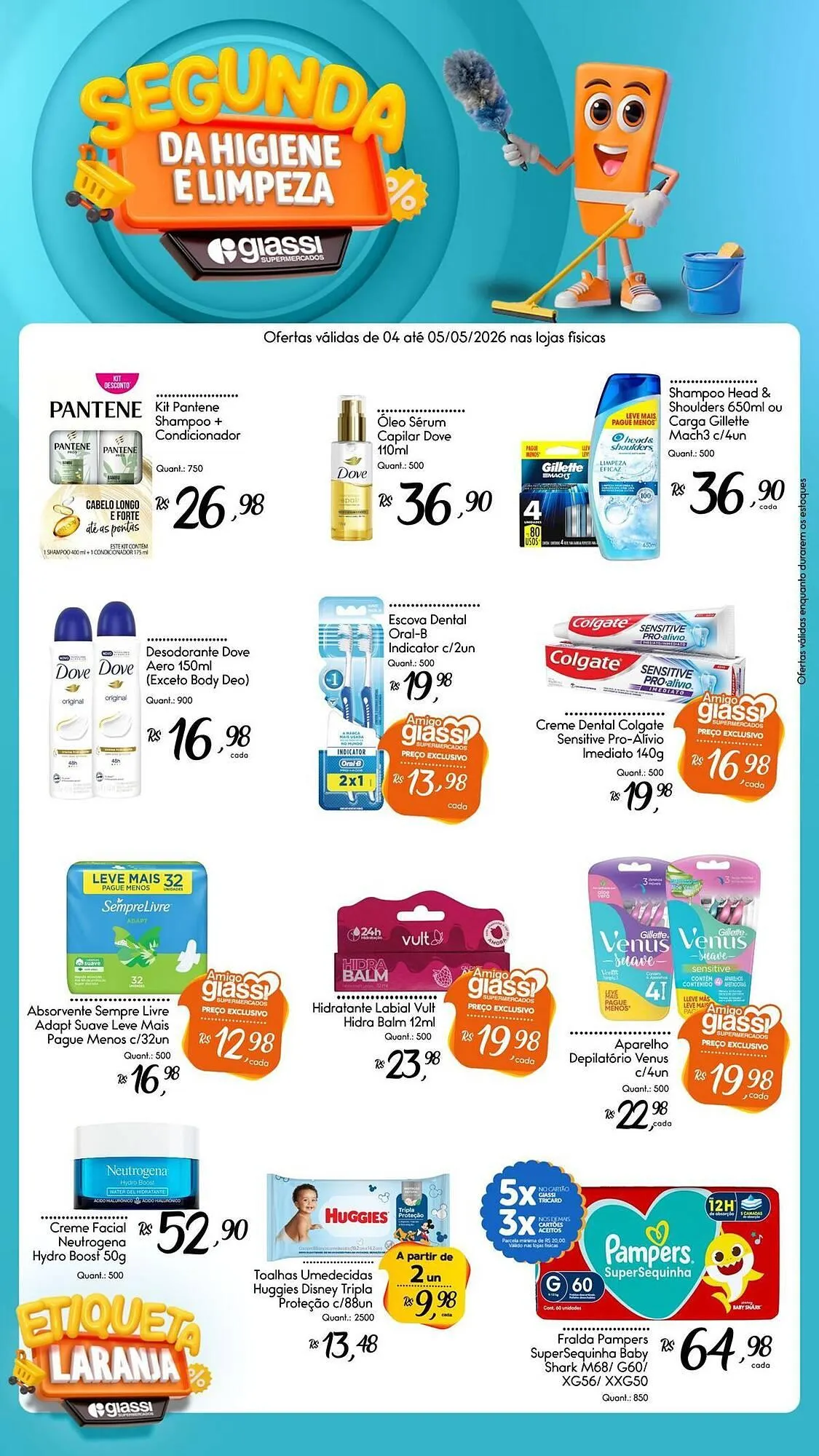 Encarte de Encarte Giassi Supermercados 4 de maio até 5 de maio 2026 - Pagina 1