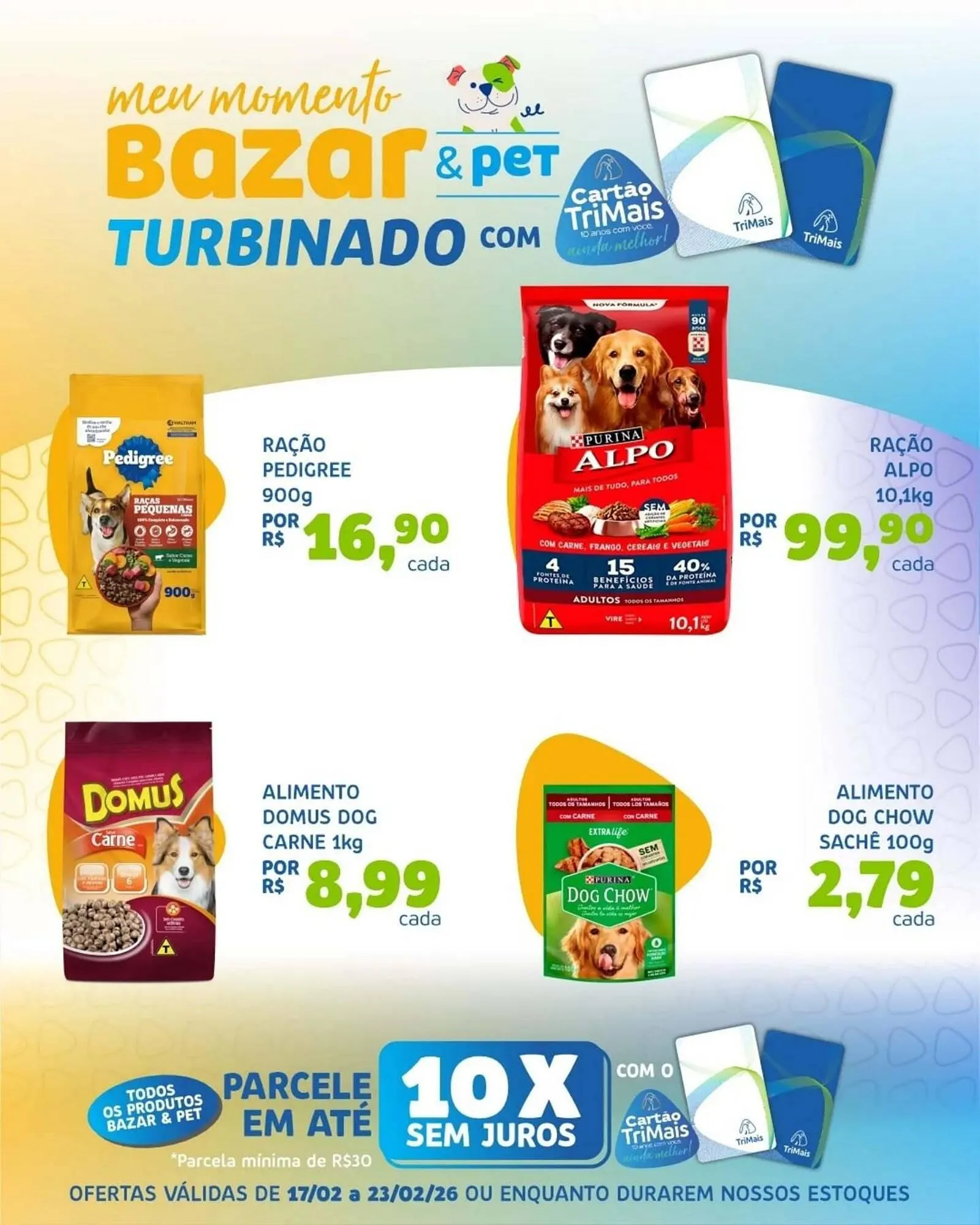 Encarte de Catálogo Trimais Supermercado 19 de fevereiro até 23 de fevereiro 2026 - Pagina 1