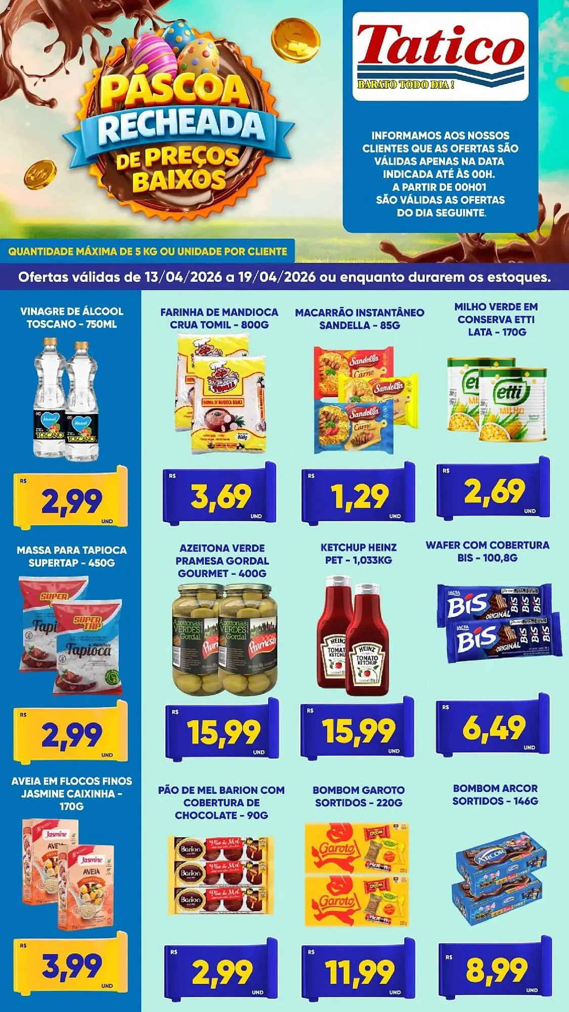 Encarte de Tabloide Tatico 13 de abril até 19 de abril 2026 - Pagina 8