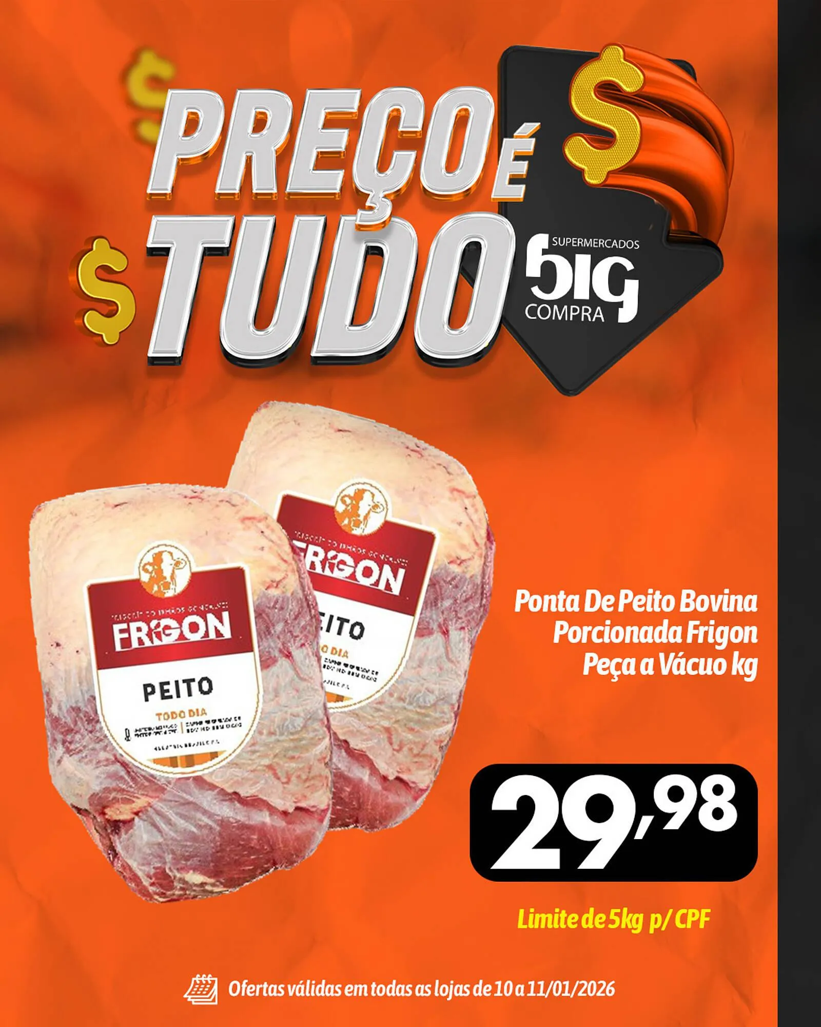 Encarte de Catálogo Supermercados Big Compra 10 de janeiro até 11 de janeiro 2026 - Pagina 4