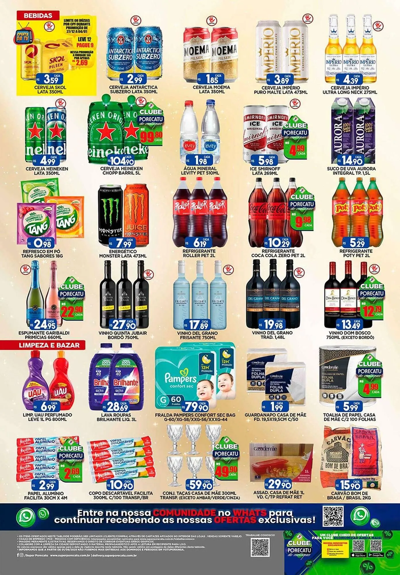Encarte de Catálogo Supermercado Porecatu 30 de dezembro até 31 de dezembro 2025 - Pagina 4