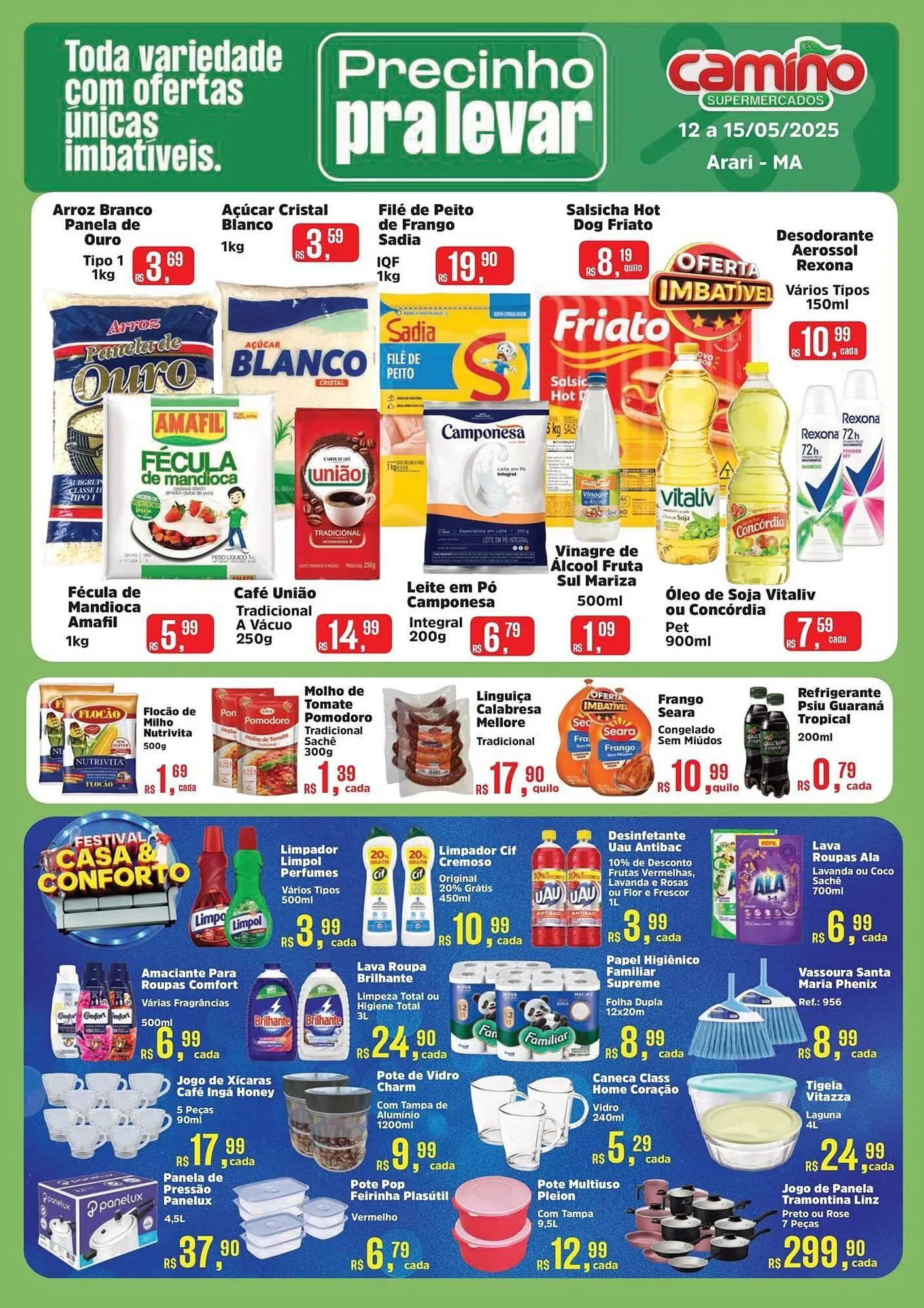 Encarte de Catálogo Supermercados Mateus 12 de maio até 15 de maio 2025 - Pagina 1