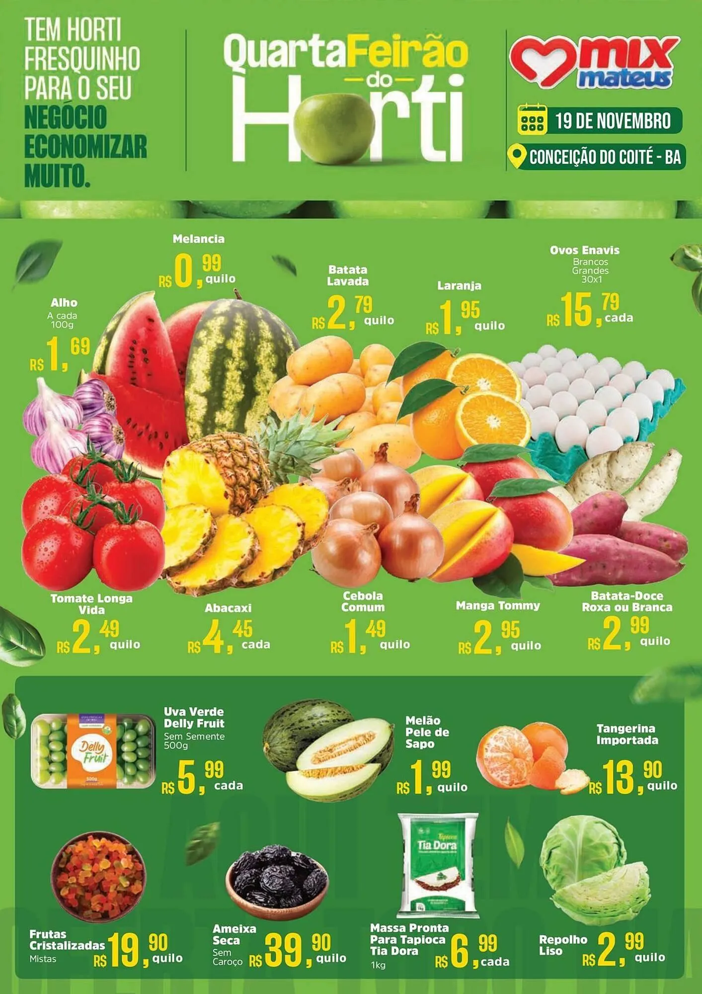 Encarte de Catálogo Supermercados Mateus 19 de novembro até 19 de novembro 2025 - Pagina 1