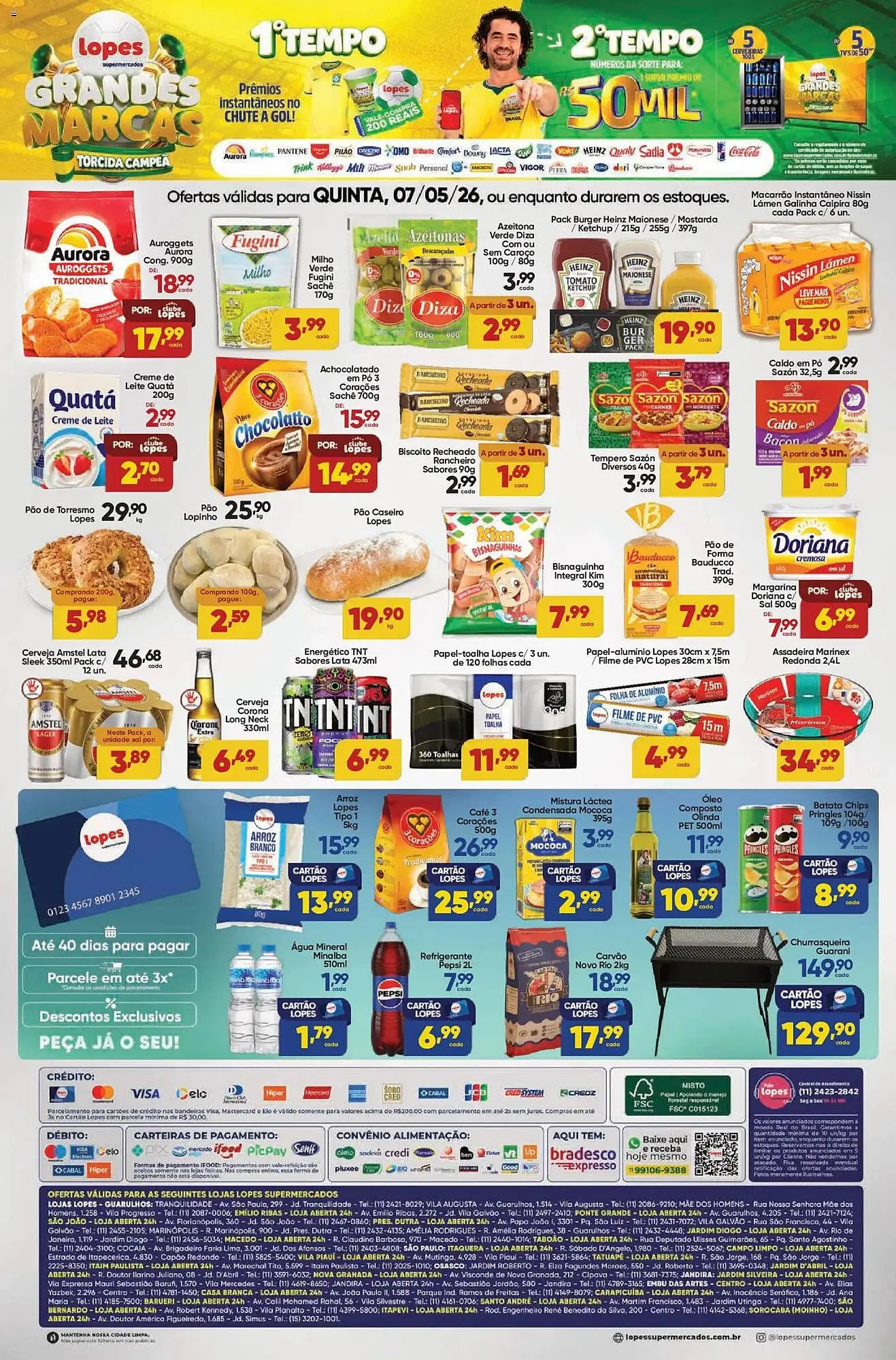 Encarte de Folheto Lopes Supermercados 7 de maio até 7 de maio 2026 - Pagina 2