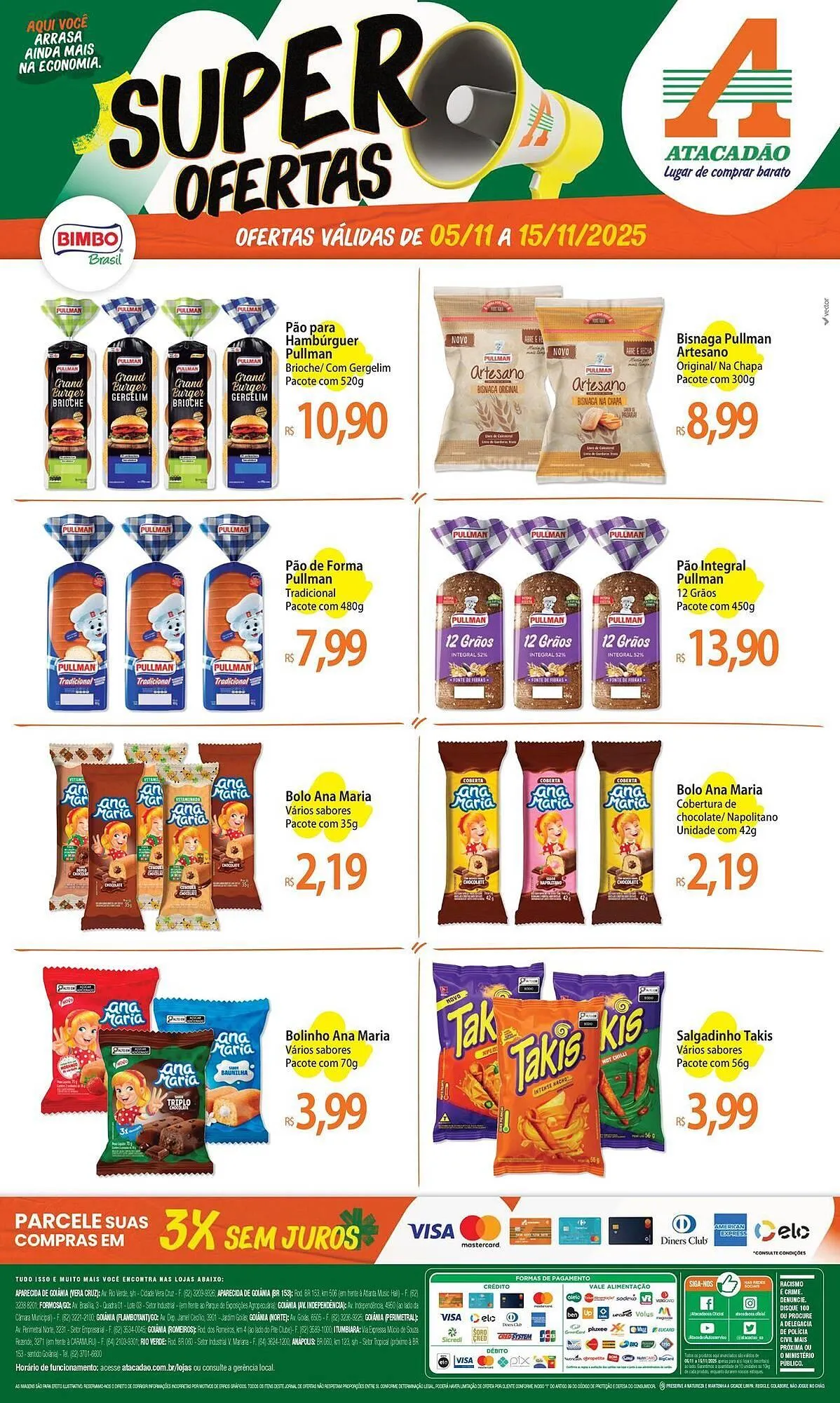 Encarte de Folheto Atacadão 6 de novembro até 15 de novembro 2025 - Pagina 1