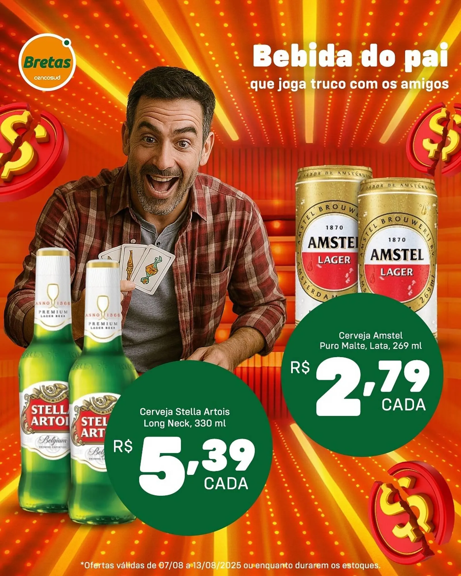 Encarte de Catálogo Supermercados Bretas 8 de agosto até 13 de agosto 2025 - Pagina 2