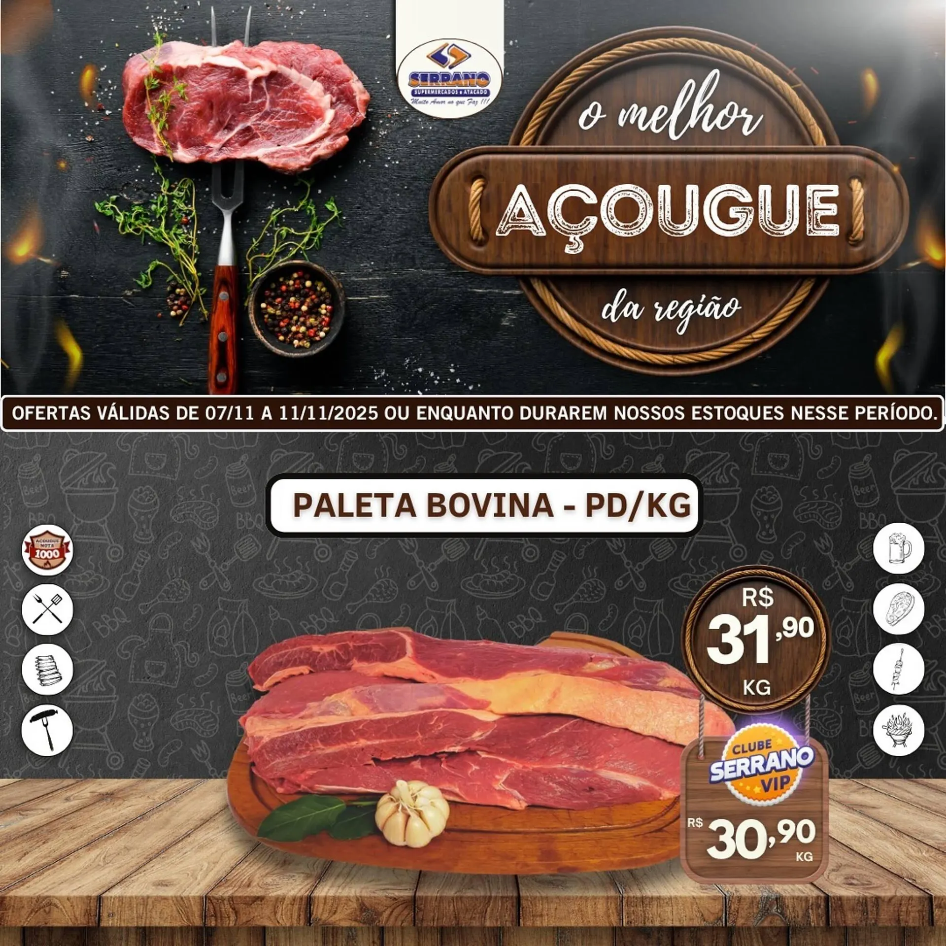 Encarte de Catálogo Serrano Supermercado 8 de novembro até 11 de novembro 2025 - Pagina 1