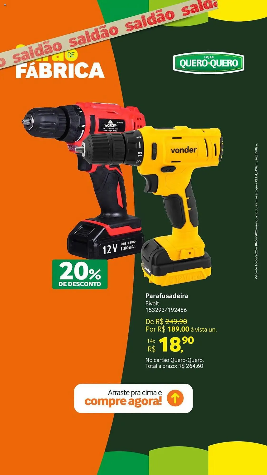 Encarte de Catálogo Quero Quero 16 de junho até 19 de junho 2025 - Pagina 2