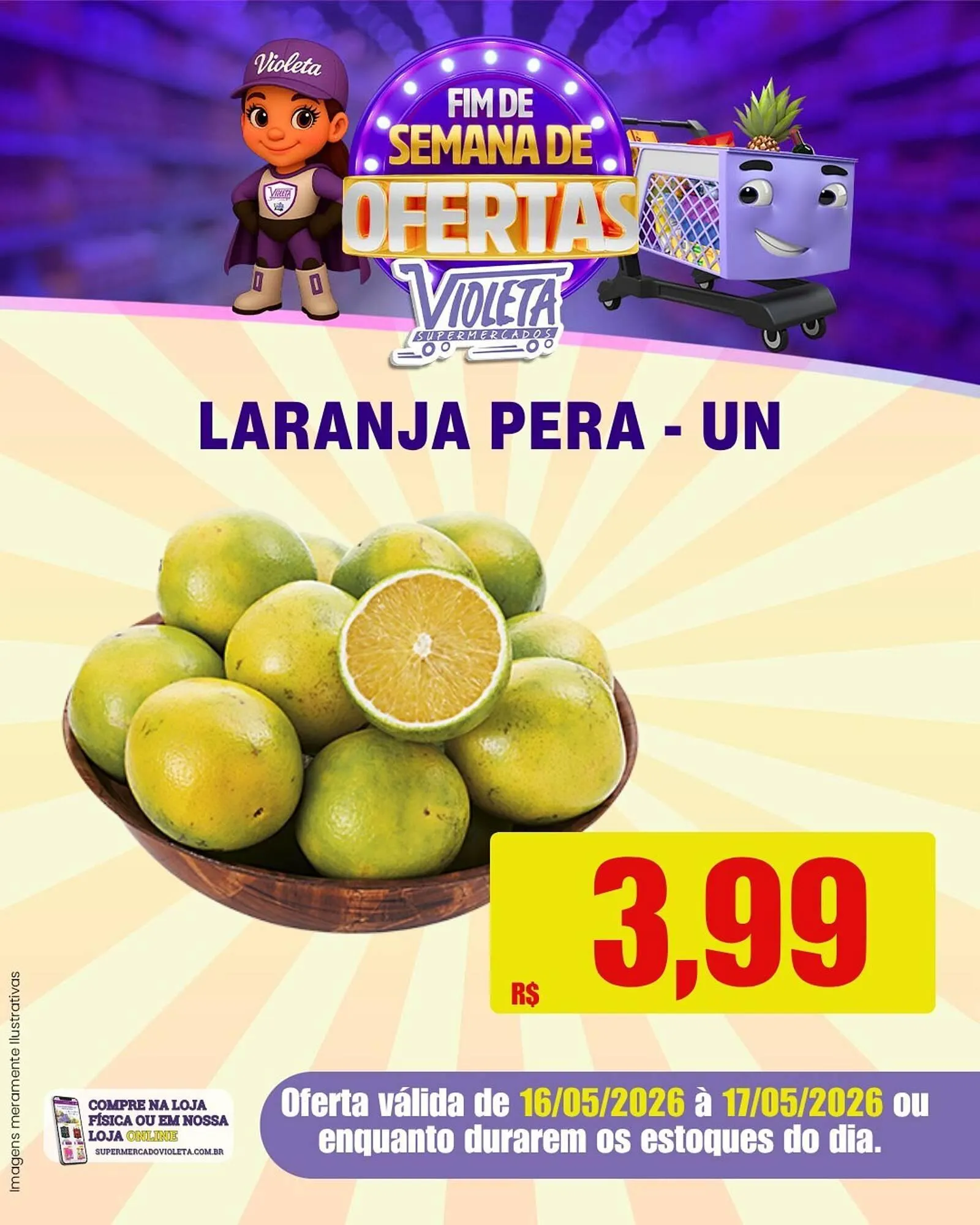 Encarte de Catálogo Violeta Supermercados 16 de maio até 17 de maio 2026 - Pagina 5