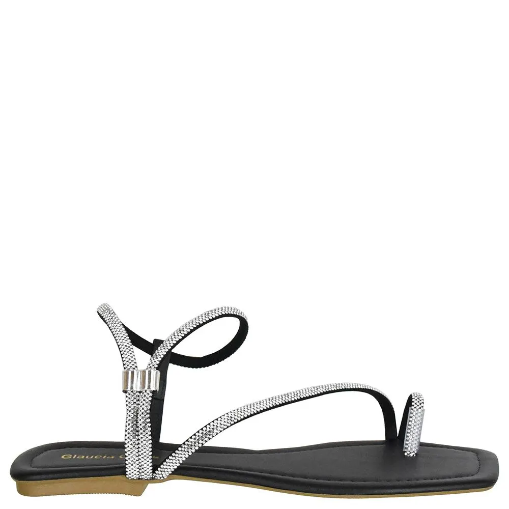 SANDALIA BAIXA STRASS REGULADOR DI SANTINNI