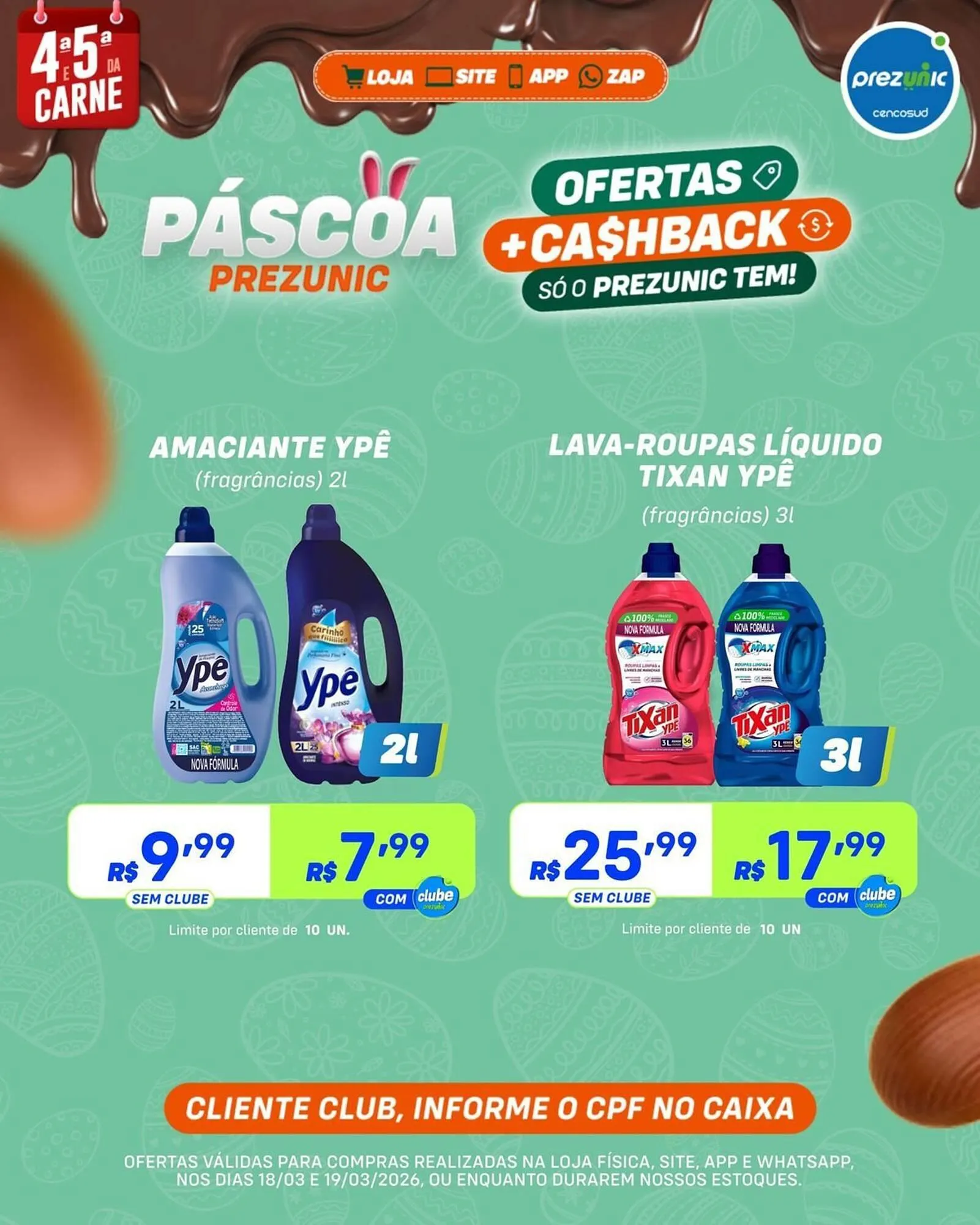 Encarte de Encarte Prezunic 18 de março até 19 de março 2026 - Pagina 4