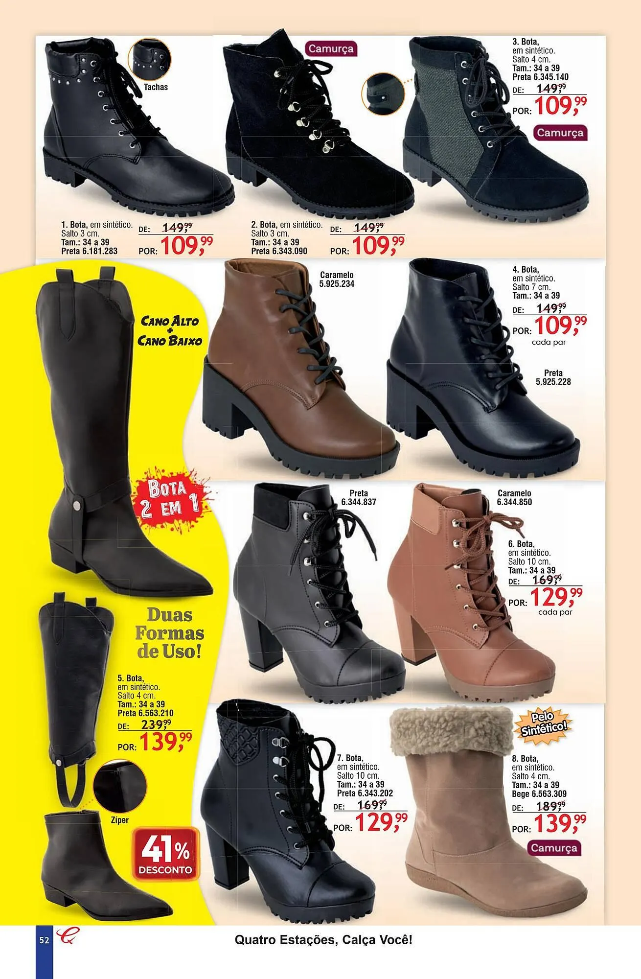 Encarte de Revista Quatro Estações 30 de março até 7 de julho 2026 - Pagina 48