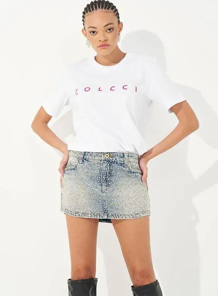 Camiseta Manga Curta Logo Colcci