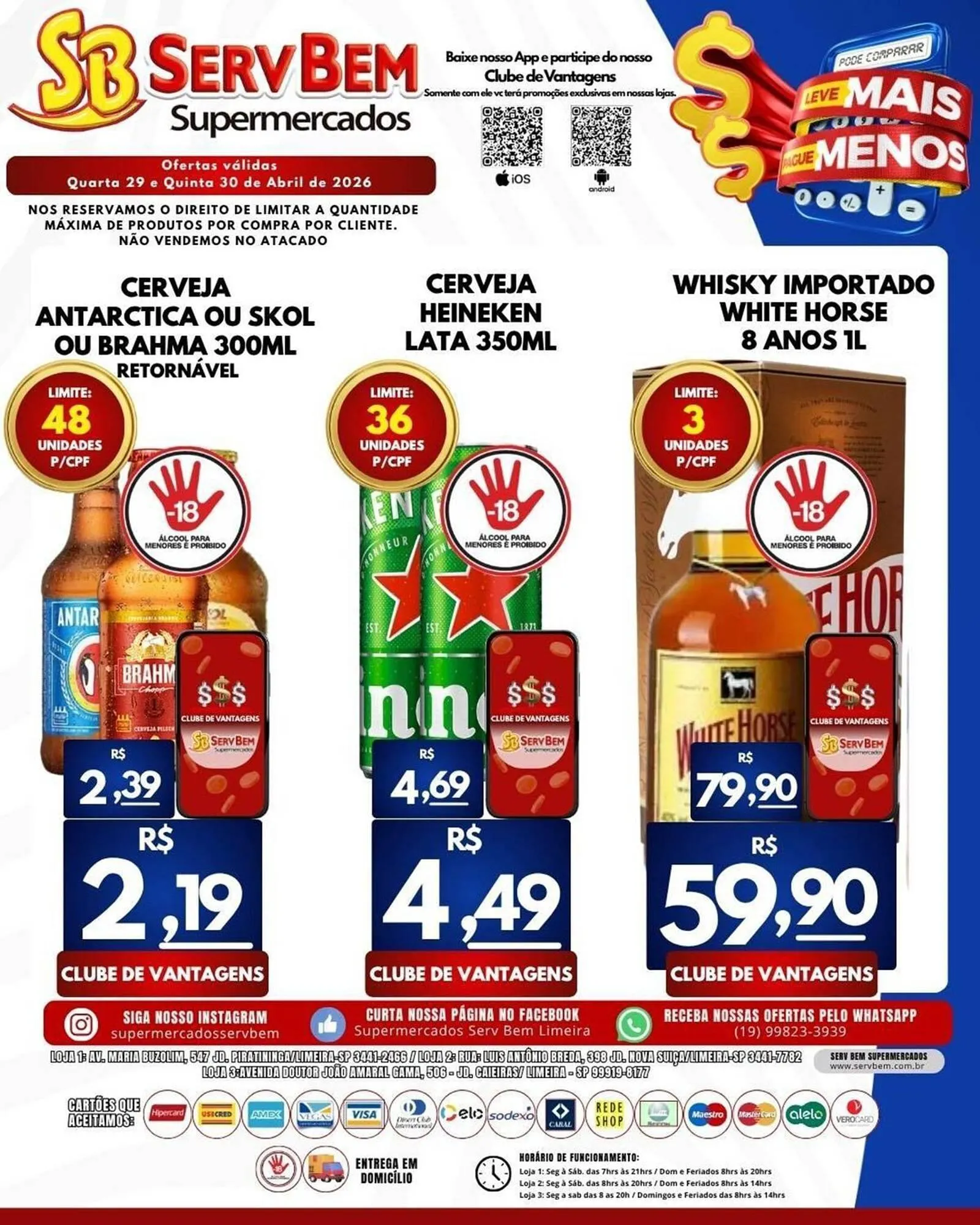 Encarte de Catálogo ServBem 29 de abril até 30 de abril 2026 - Pagina 1