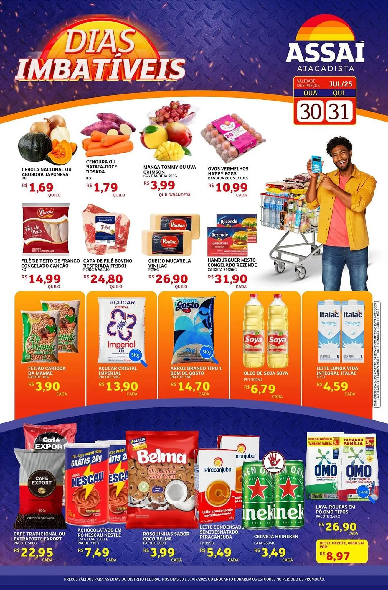 Encarte de Catálogo Assaí Atacadista 30 de julho até 31 de julho 2025 - Pagina 1