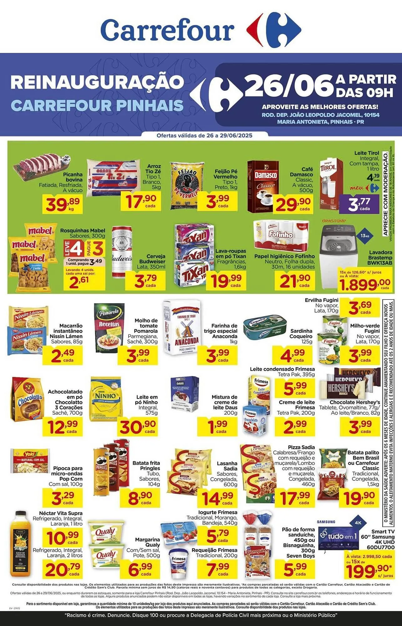 Encarte de Catálogo Carrefour 26 de junho até 29 de junho 2025 - Pagina 1