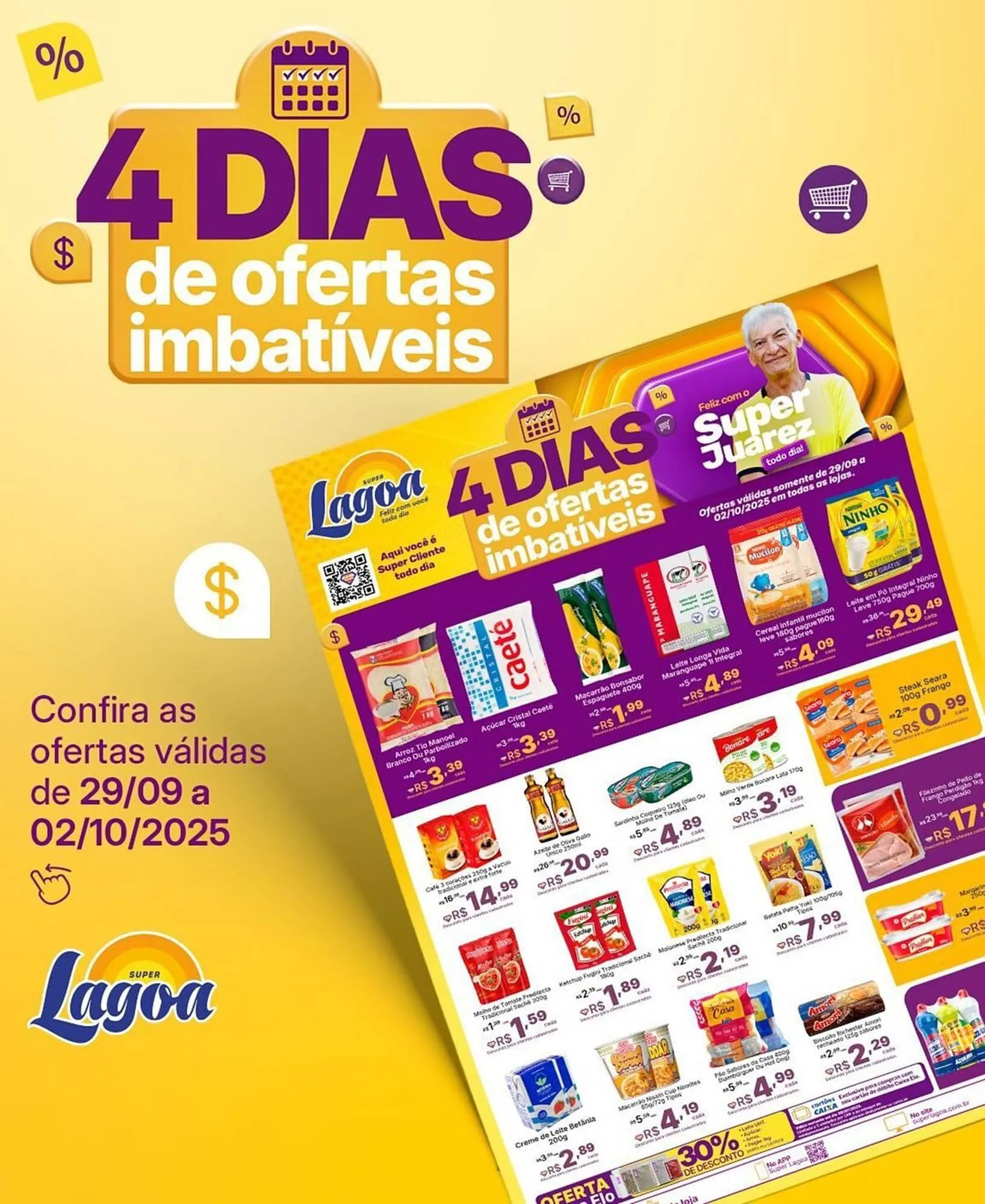 Encarte de Encarte Super Lagoa 3 de outubro até 5 de outubro 2025 - Pagina 1