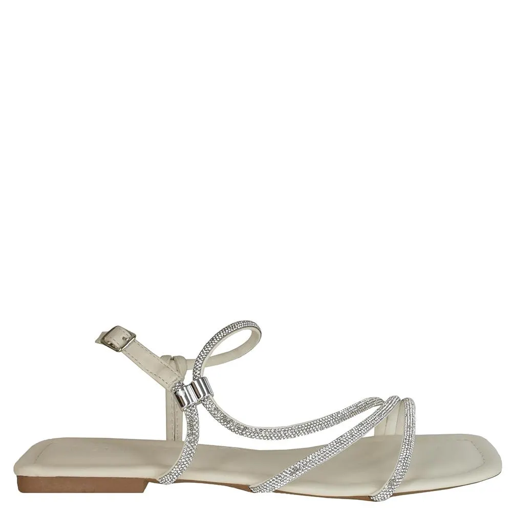 SANDALIA BAIXA STRASS REGULADOR DI SANTINNI