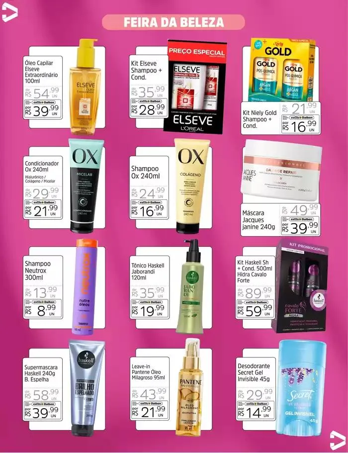 Encarte de Feira Da Beleza 17 de abril até 21 de abril 2025 - Pagina 2