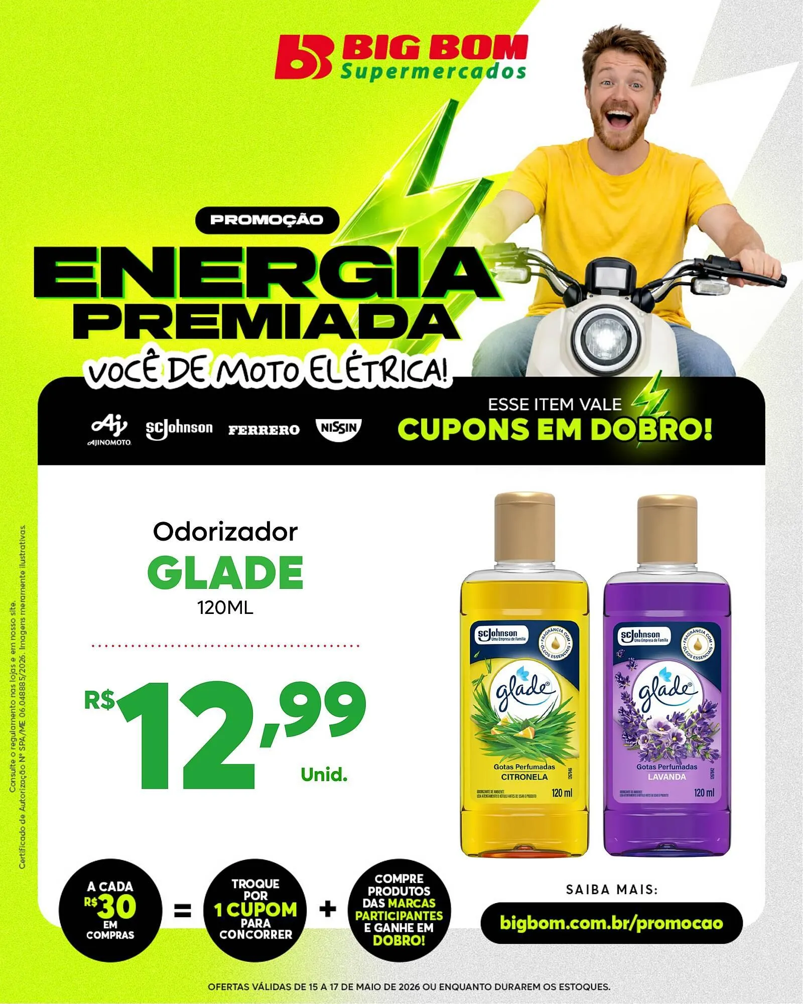 Encarte de Catálogo Big Bom Supermercados 15 de maio até 17 de maio 2026 - Pagina 7