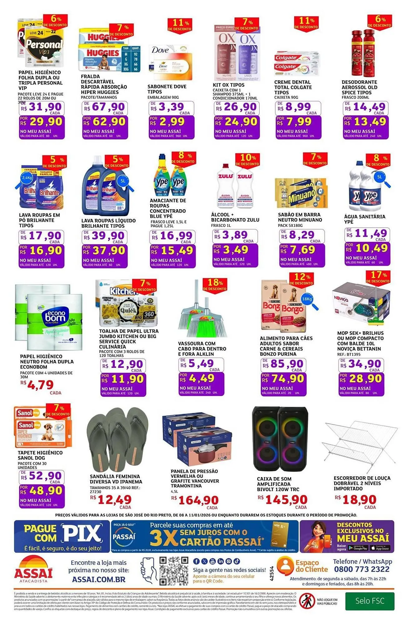 Encarte de Encarte Assaí Atacadista 8 de janeiro até 11 de janeiro 2026 - Pagina 4