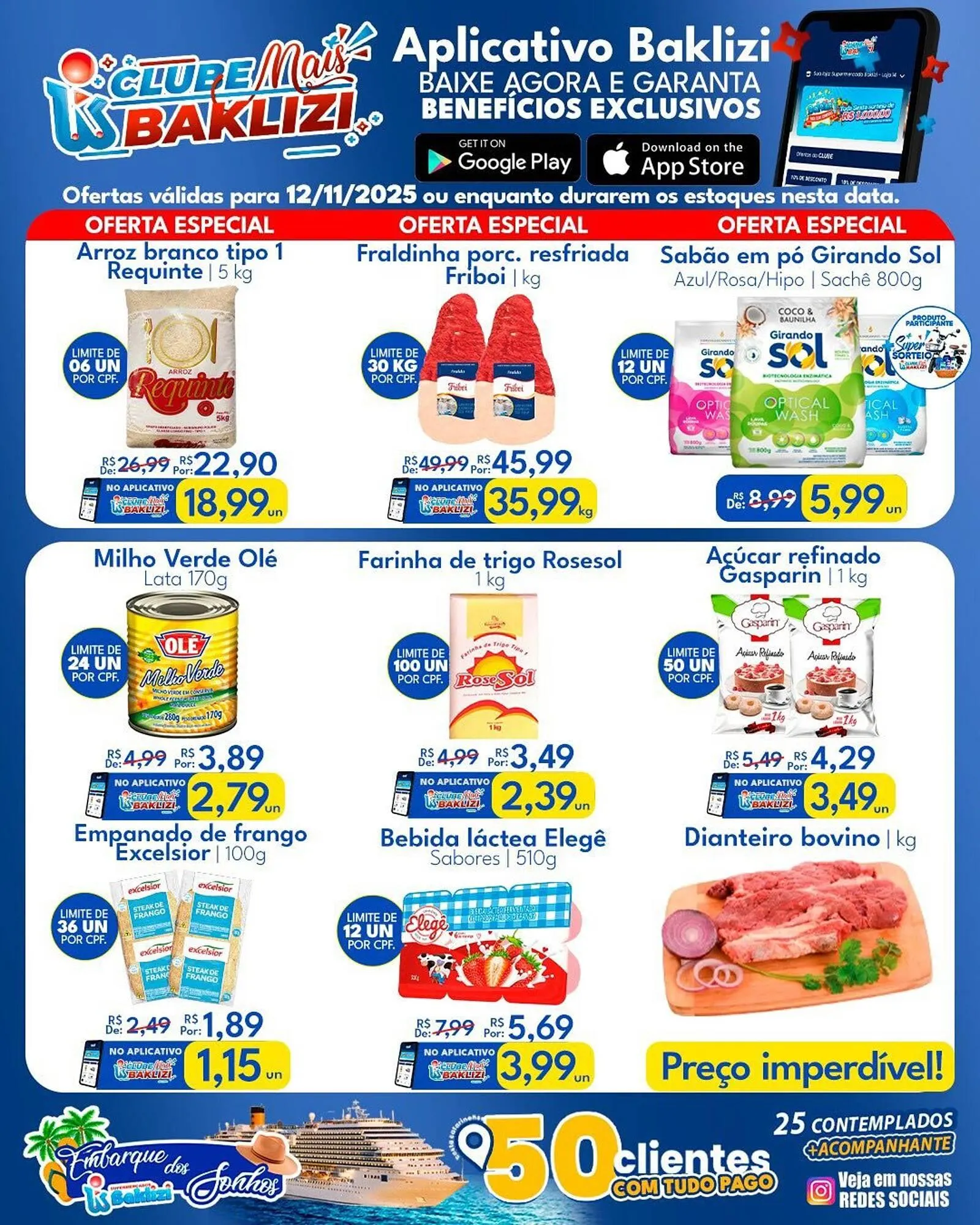 Encarte de Catálogo Supermercados Baklizi 12 de novembro até 12 de novembro 2025 - Pagina 1