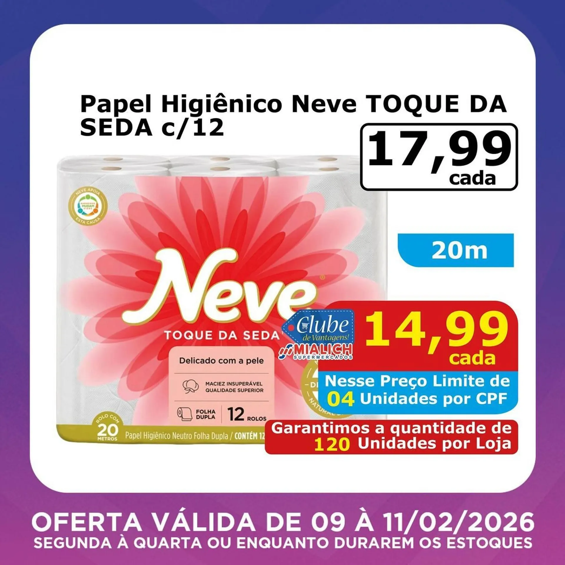 Encarte de Catálogo Mialich Supermercados 9 de fevereiro até 11 de fevereiro 2026 - Pagina 4