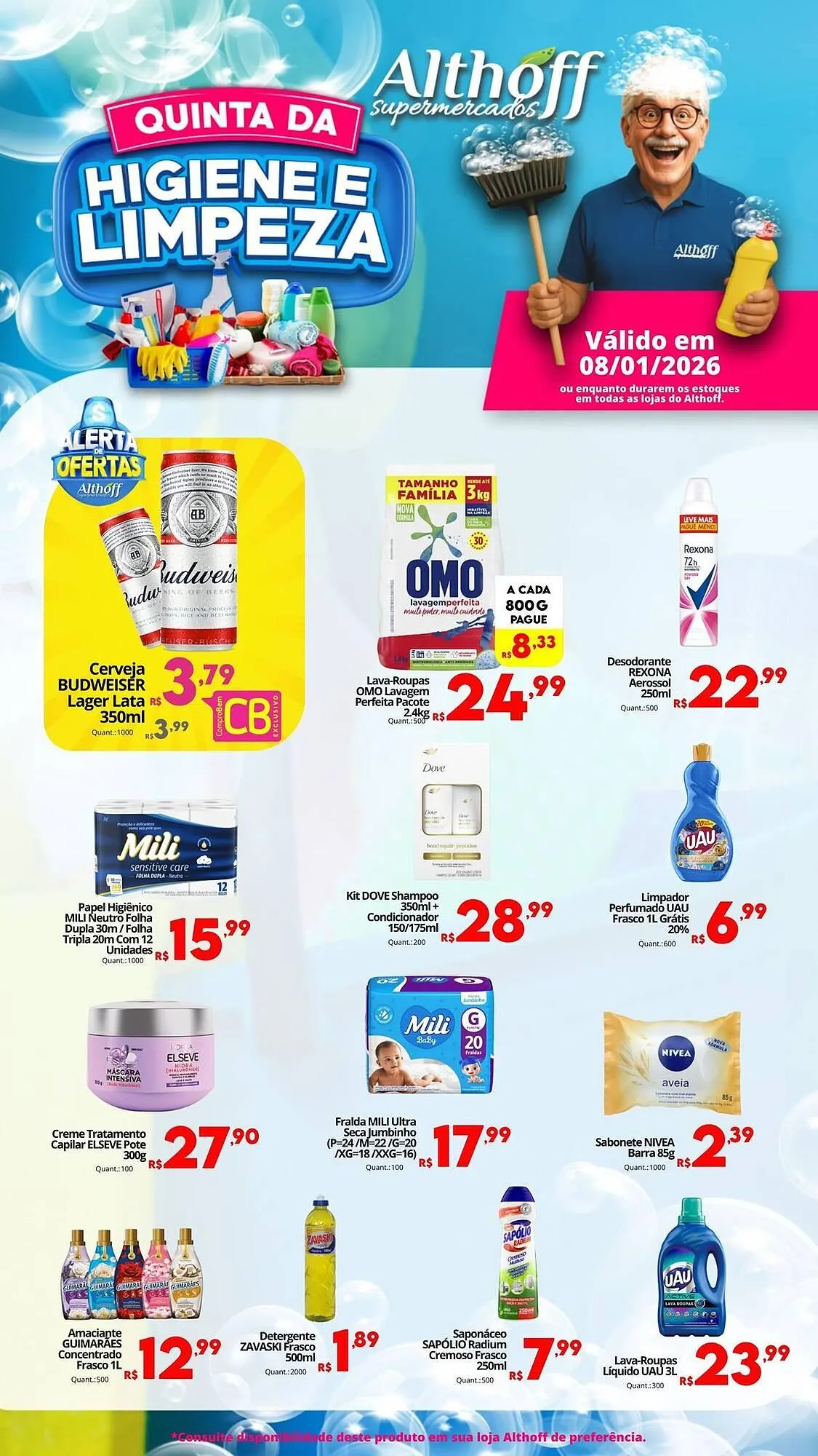 Encarte de Encarte Althoff Supermercados 8 de janeiro até 8 de janeiro 2026 - Pagina 1