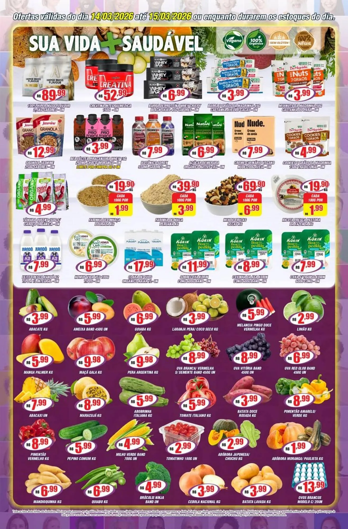 Encarte de Catálogo Violeta Supermercados 13 de março até 15 de março 2026 - Pagina 4