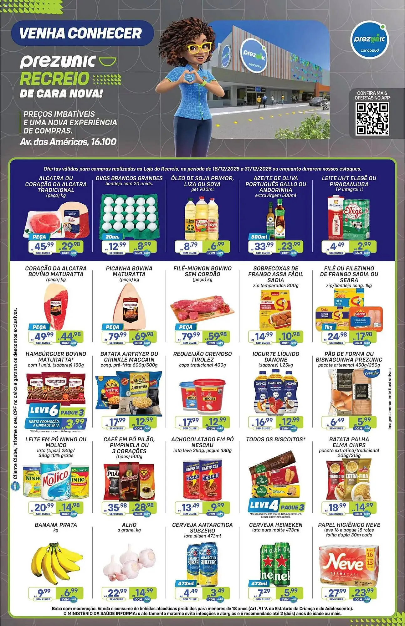 Encarte de Encarte Prezunic 18 de dezembro até 31 de dezembro 2025 - Pagina 1